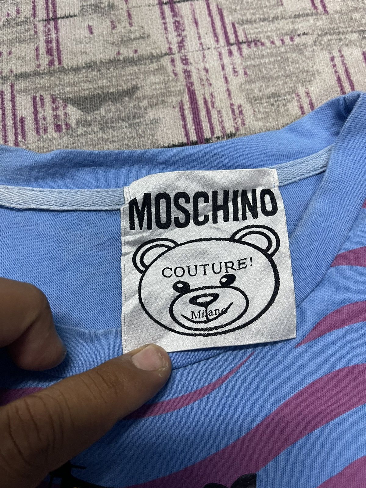 Moschino MOSCHINO CROWNED TIGER TEE VERY RARE Size US M / EU 48-50 / 2 - 3 Thumbnail