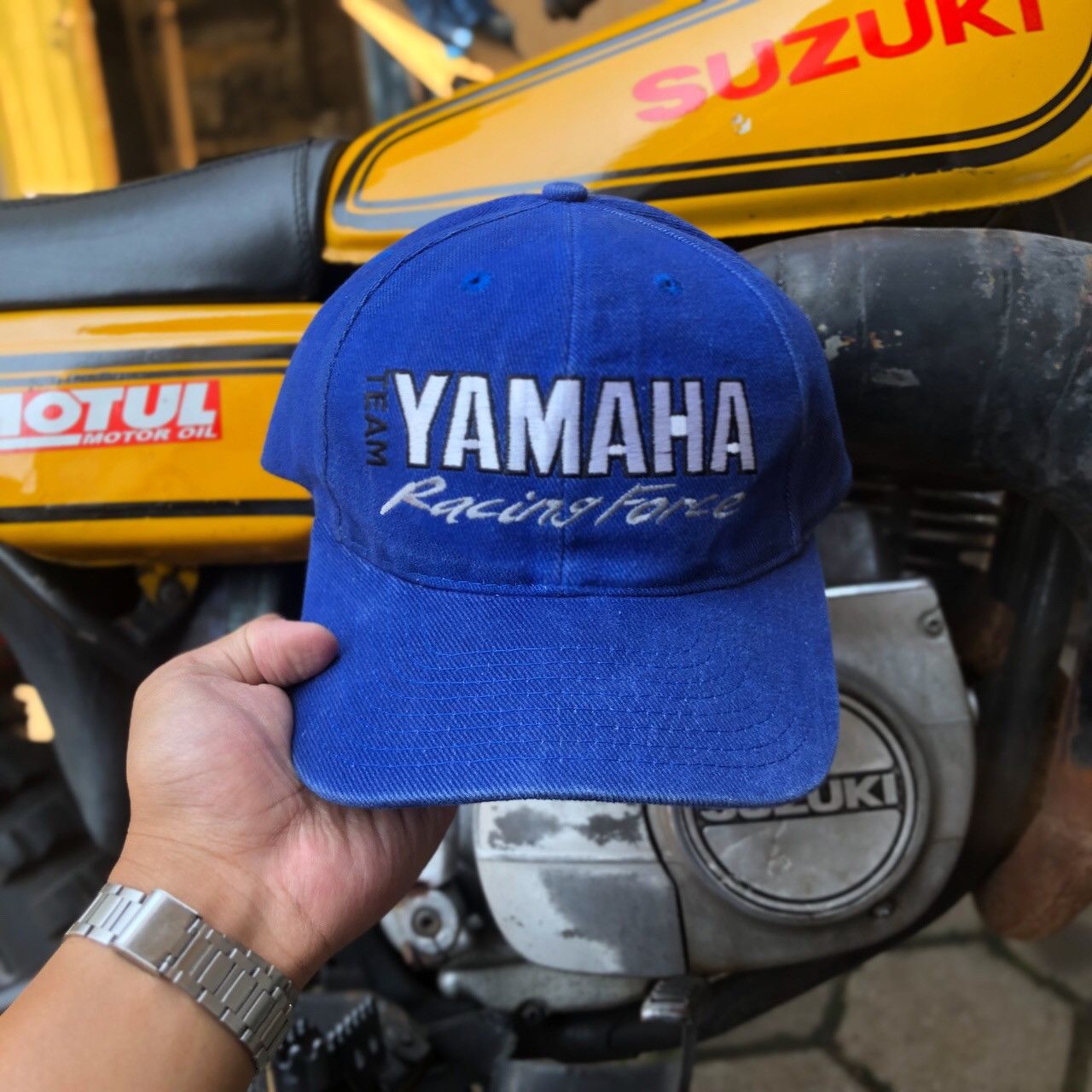🔥RARE🔥 Vintage Yamaha Racing Force Hat
