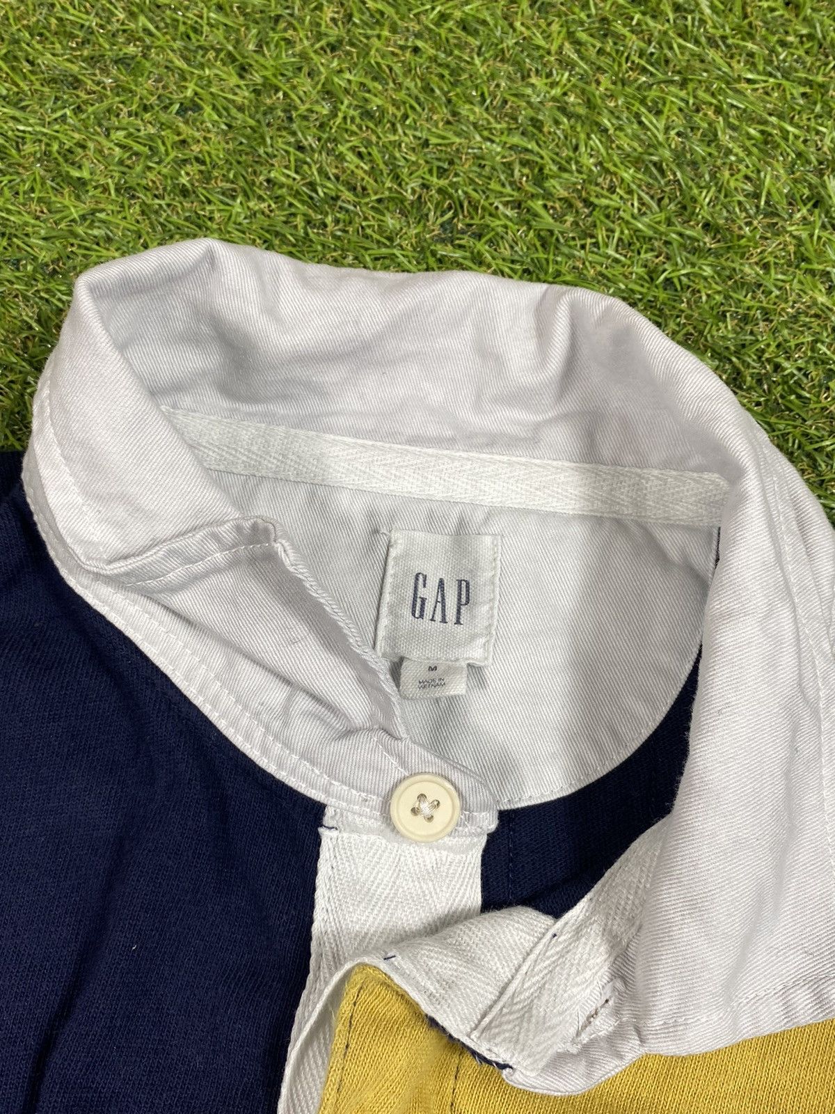Gap Vintage Y2K Gap rugby long sleeve polo tee streetwear size M Size US M / EU 48-50 / 2 - 4 Thumbnail