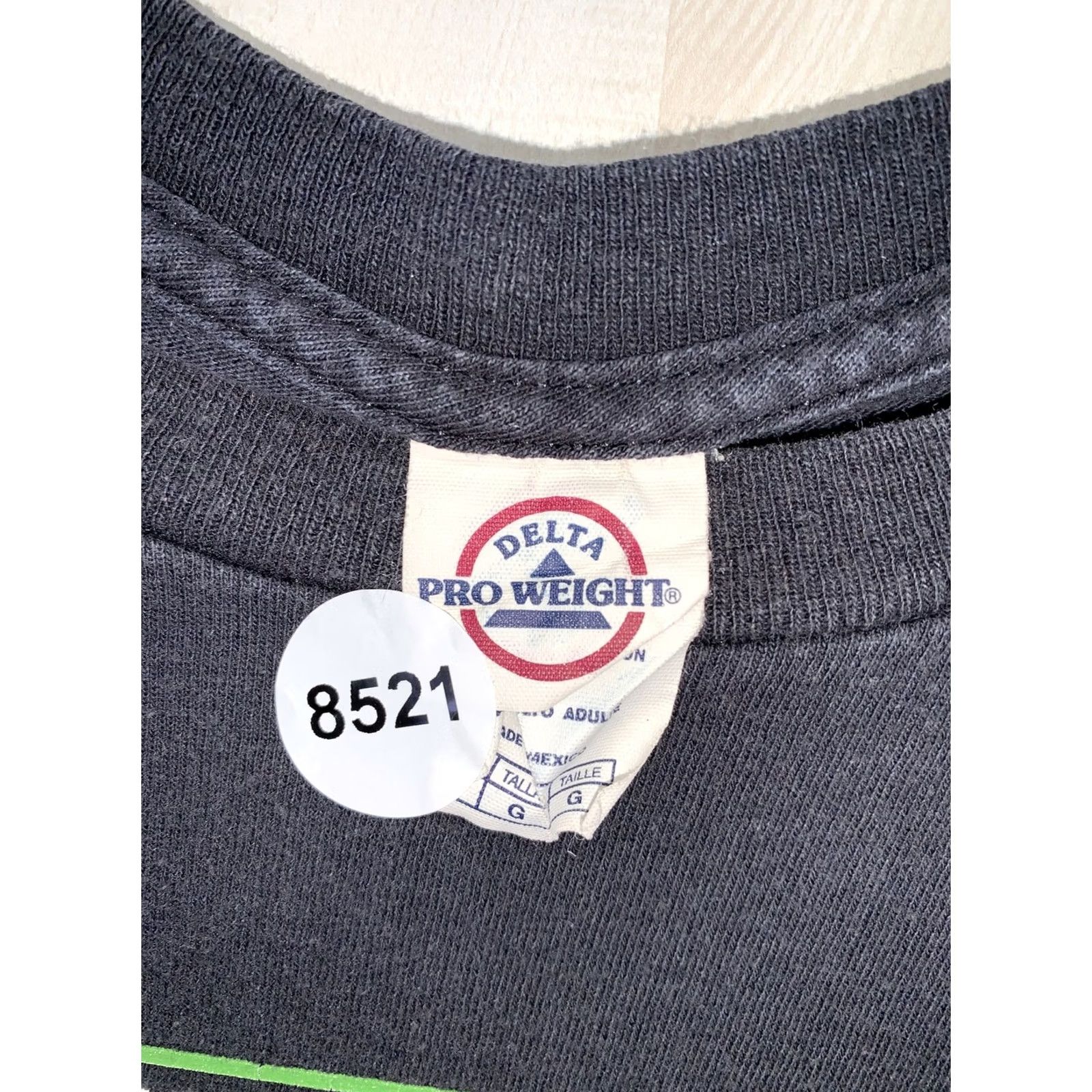 Delta VINTAGE Delta Shirt Mens Large Black Dont Rush Me I Get Paid By The Hour 2003 Y2K Graphic Short Sleeve Crew Neck T-Shirt Size US L / EU 52-54 / 3 - 5 Thumbnail