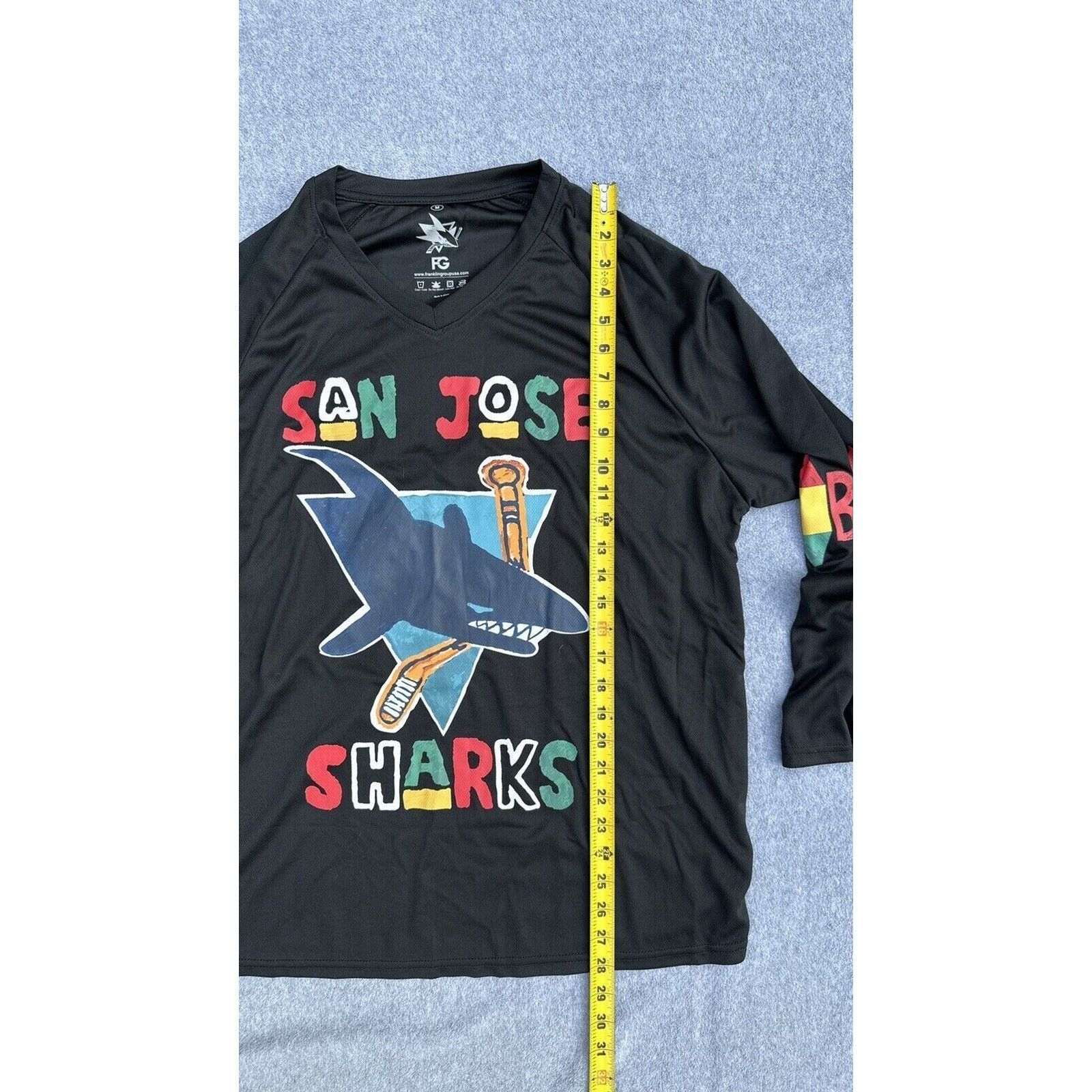 Other San Jose Sharks Mens M Black History Hockey Jersey Franklin Size US M / EU 48-50 / 2 - 7 Thumbnail