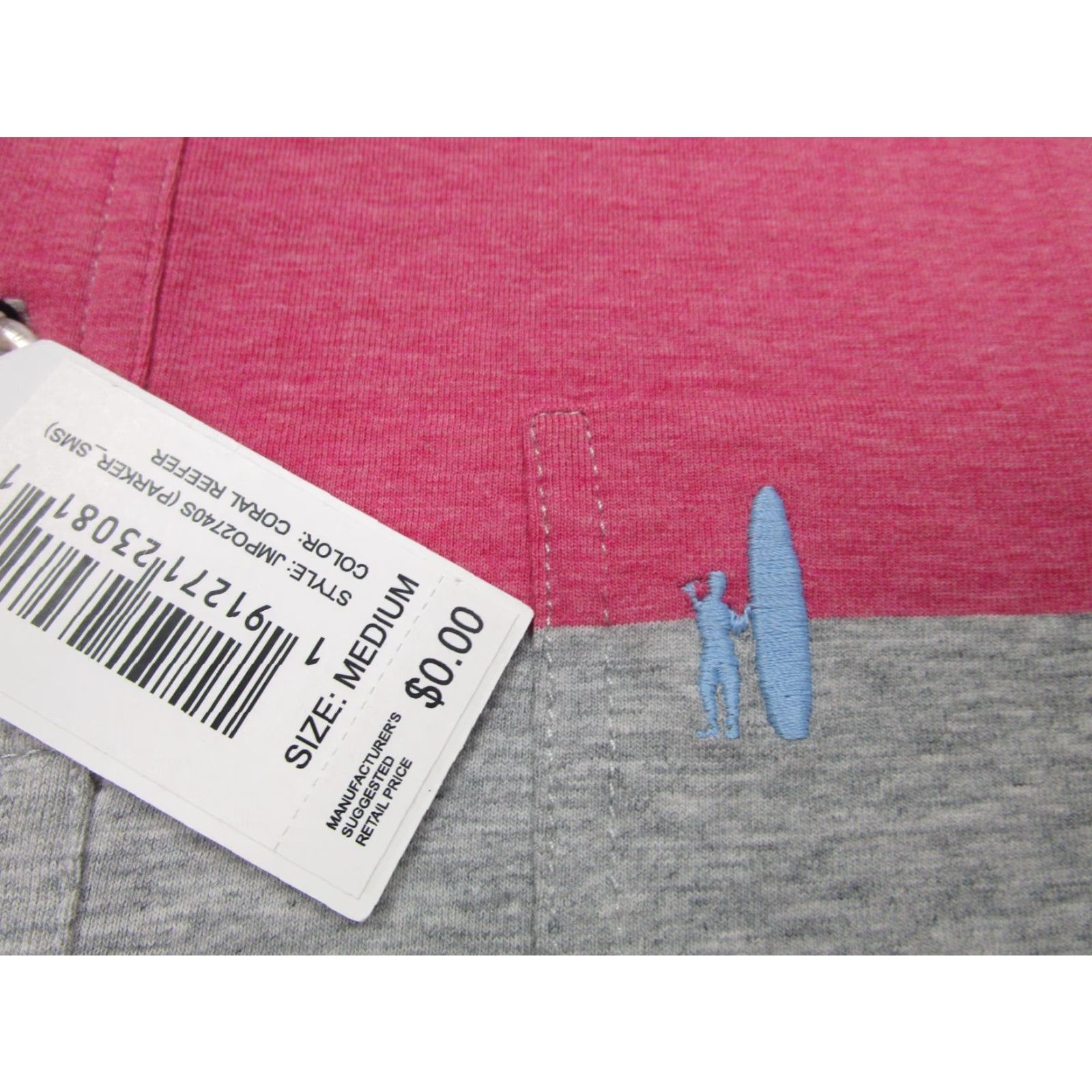 johnnie-O johnnie-O Polo Shirt Mens Medium Gray Golf Button-Down Size US M / EU 48-50 / 2 - 4 Thumbnail
