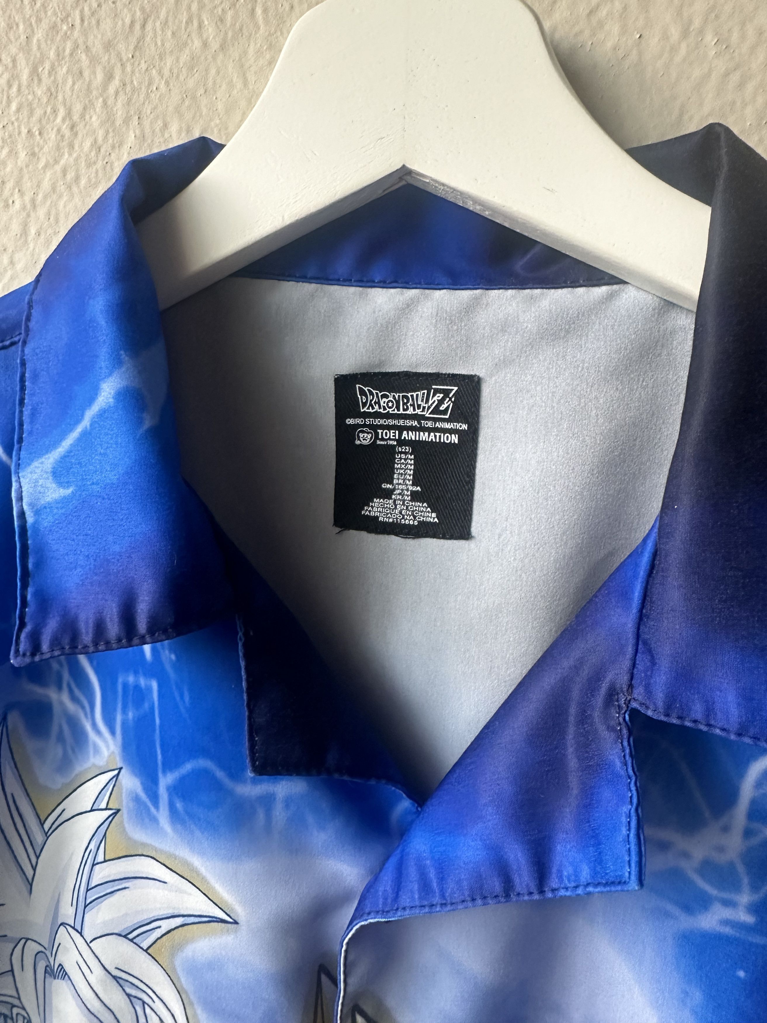 Forever 21 × Japanese Brand Dragon Ball Z Goku Button Up Shirt Medium Size US M / EU 48-50 / 2 - 6 Thumbnail