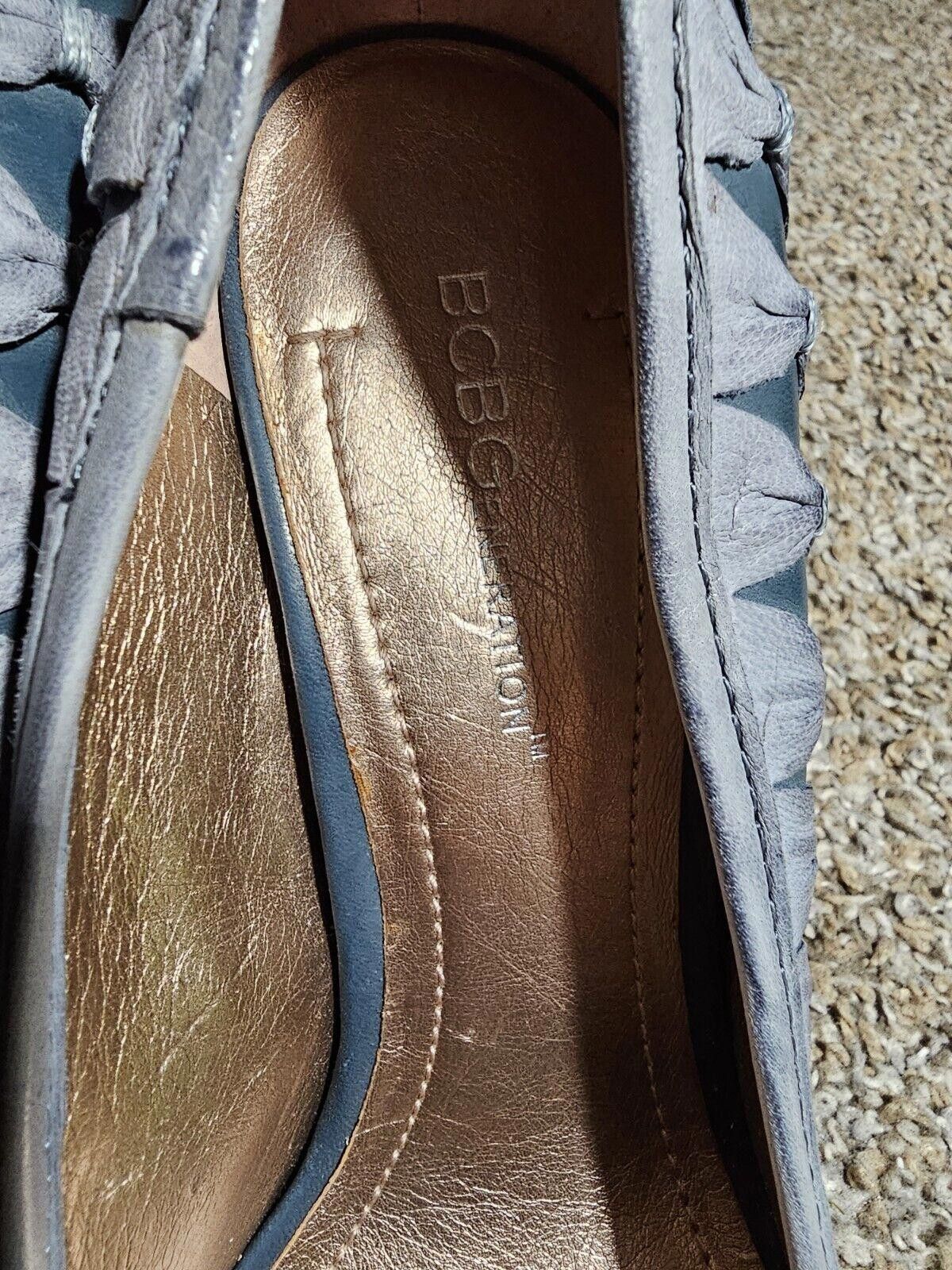 Designer BCBGeneration blue heels 8.5B 38.5EUR Size US 8.5 / IT 38.5 - 3 Thumbnail
