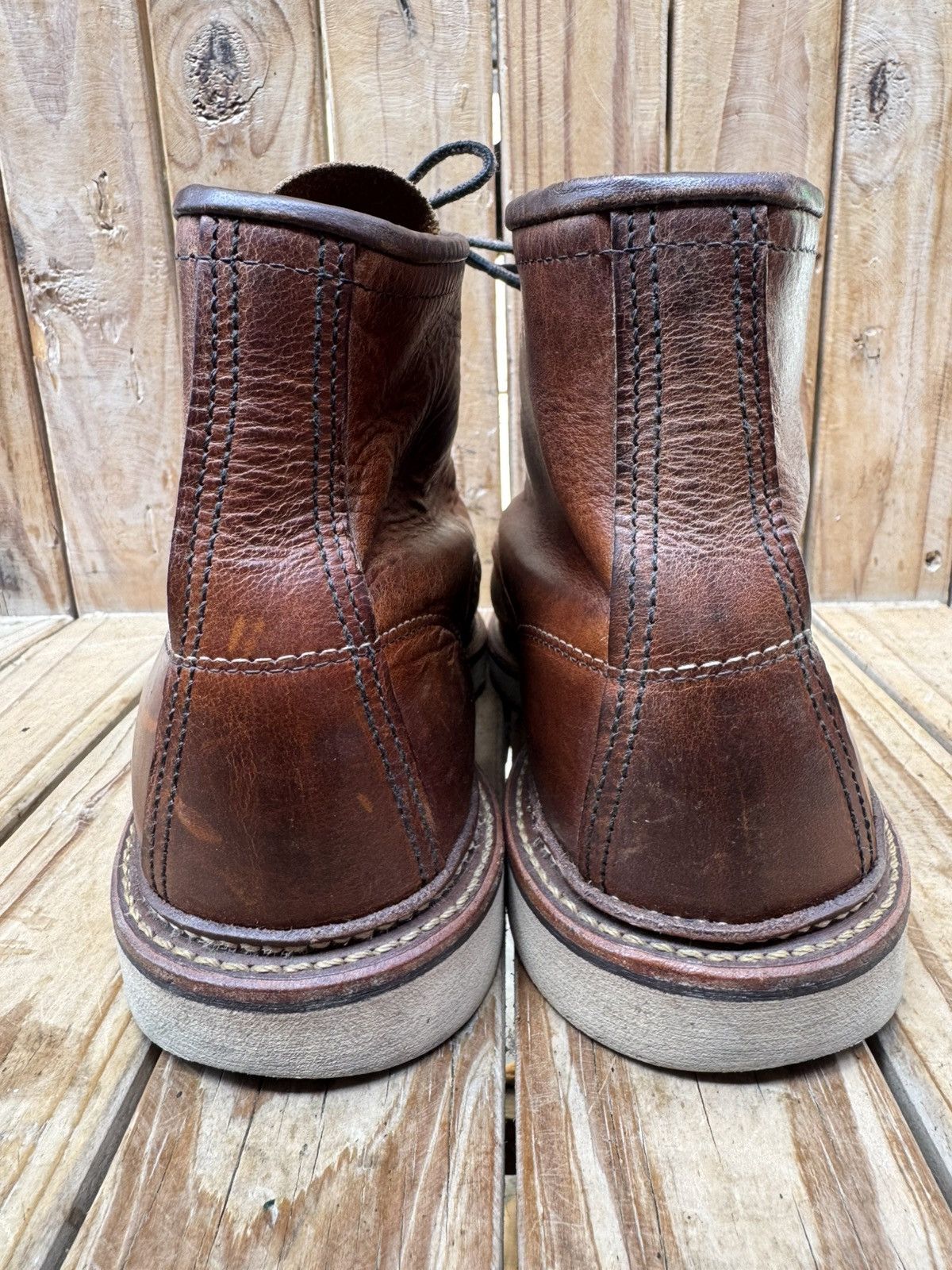 Red Wing Red wing 1907 MOC TOE brown leather boots USA 9.5 D UK 8.5 Size US 9.5 / EU 42-43 - 9 Thumbnail