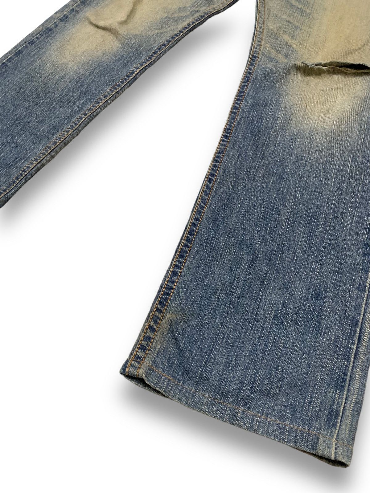 Edwin Vintage Edwin XV Mud Wash Distressed Grunge Jeans Size US 31 - 11 Thumbnail