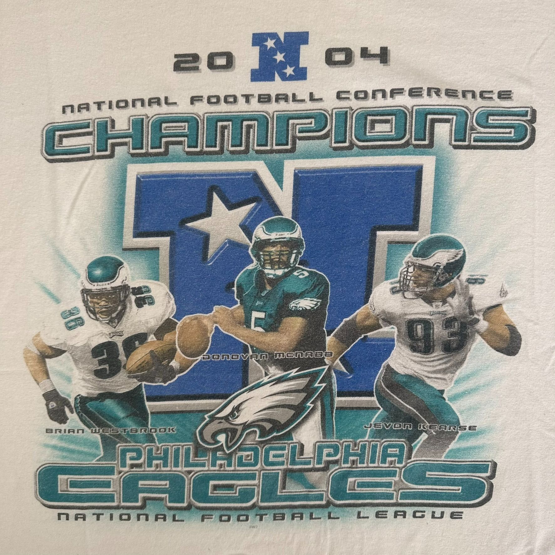 Vintage Vintage Y2K Philadelphia Eagles T-Shirt Donovan McNabb 2004 Size US XL / EU 56 / 4 - 2 Thumbnail