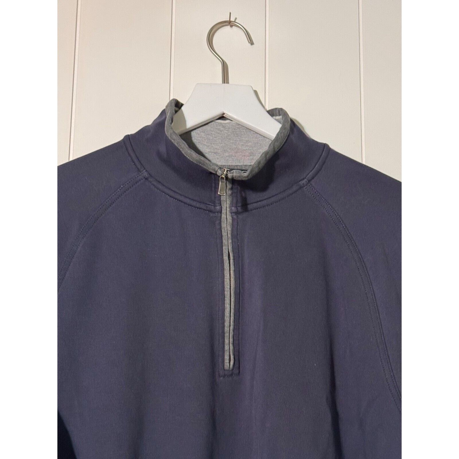 Brooks Brothers Brooks Brothers Men's Navy 1/4 Zip · Supima Cotton Large Size US L / EU 52-54 / 3 - 3 Thumbnail