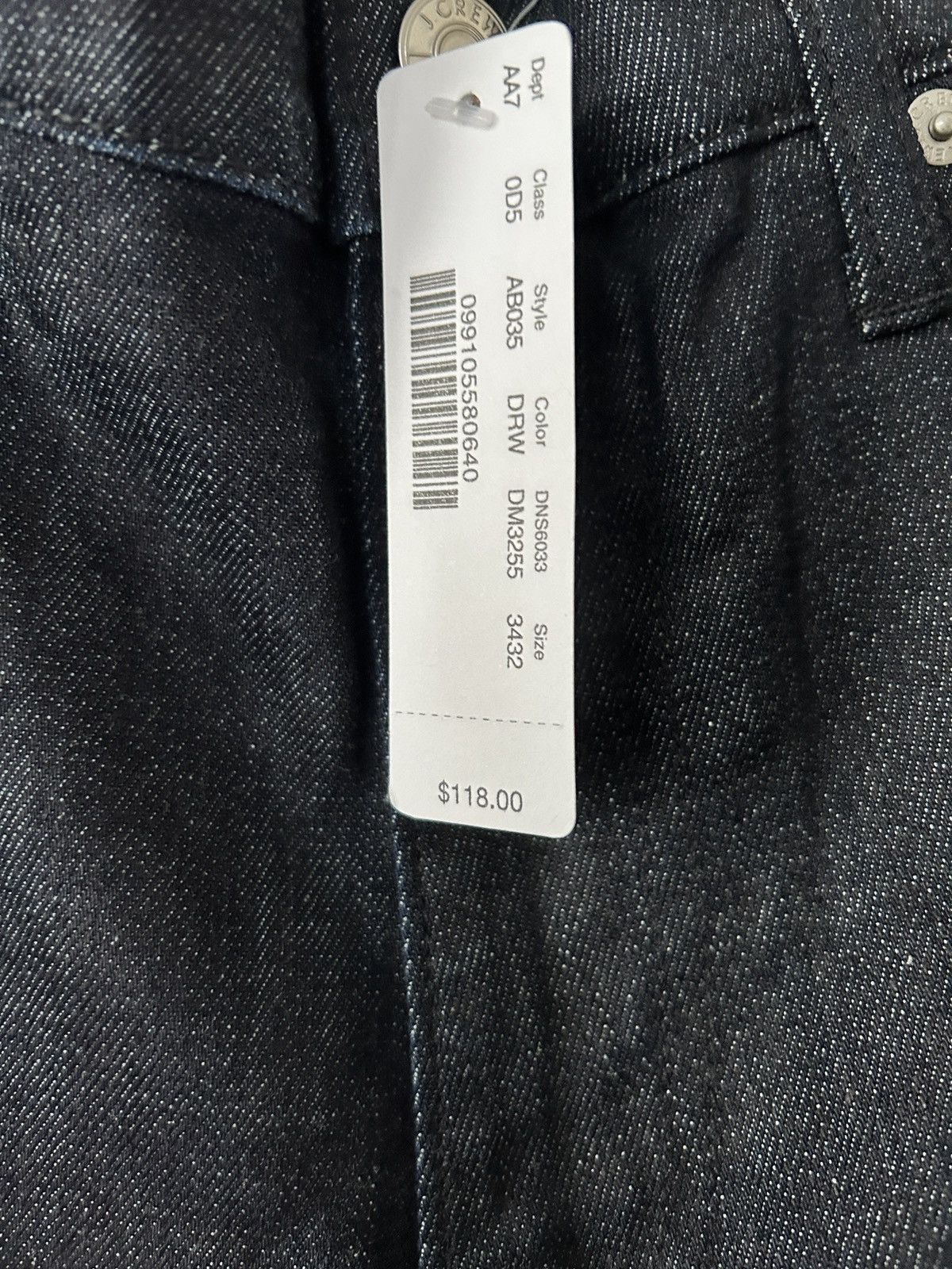 J.Crew 770 Straight fit Raw denim jeans Size US 34 / EU 50 - 8 Thumbnail