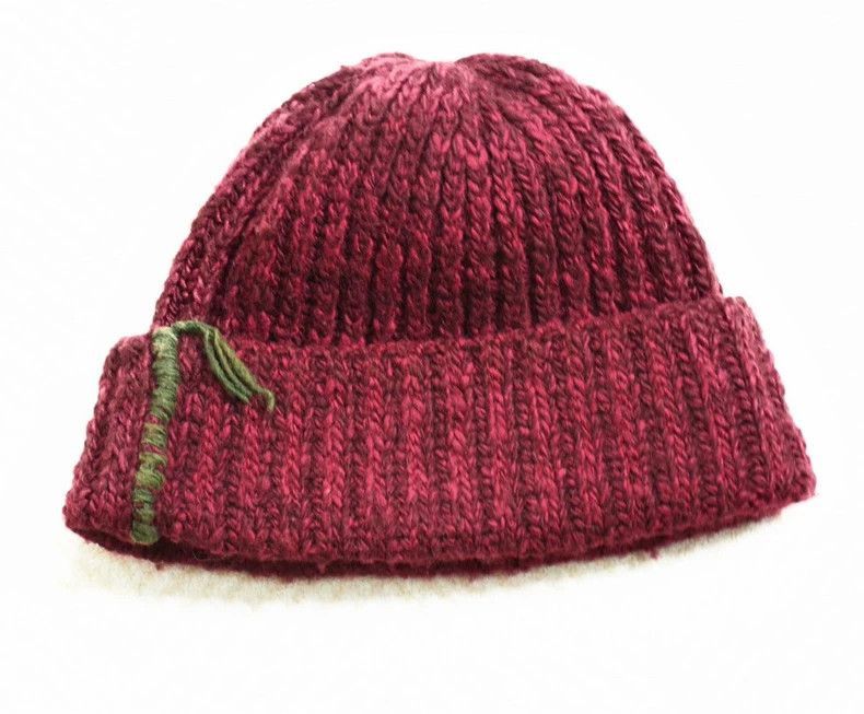 Visvim VISVIM 22AW SPOT KNIT CAP N.D. Bloodworm dyed knitted hat-2 Size ONE SIZE - 3 Thumbnail