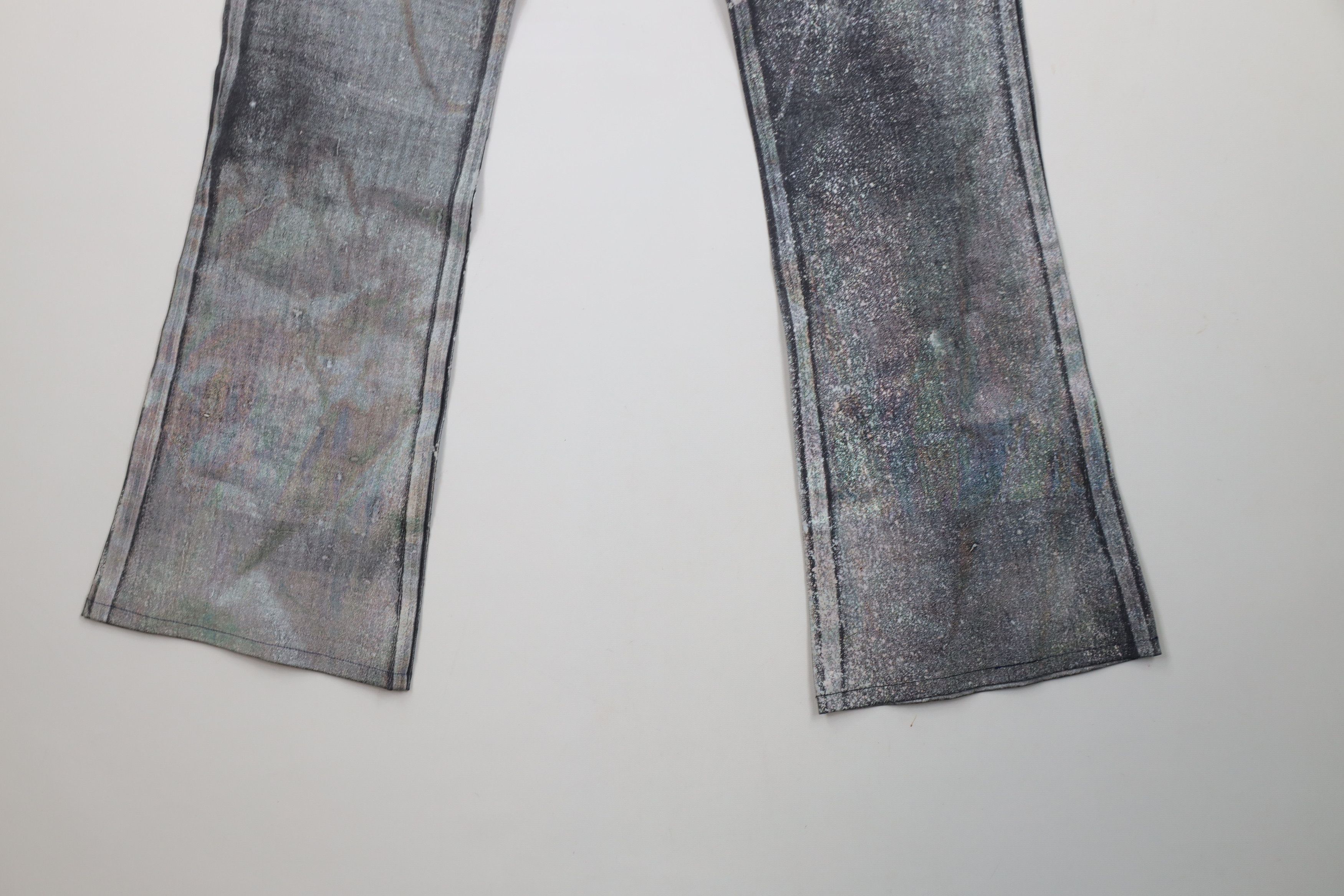Vintage Vintage 90s Y2K Streetwear Babydoll Rainbow Metallic Jeans Size 28" / US 6 / IT 42 - 12 Thumbnail