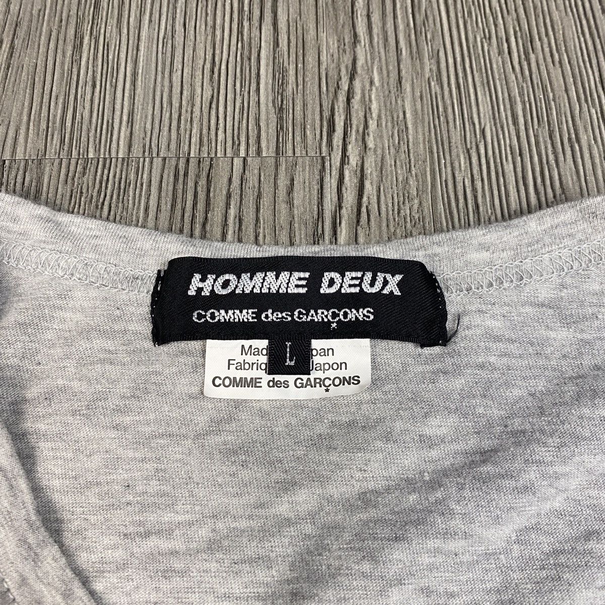 Comme des Garcons Homme Deux Comme des Garçons Homme Deux - Hybrid Tee Size US L / EU 52-54 / 3 - 3 Thumbnail