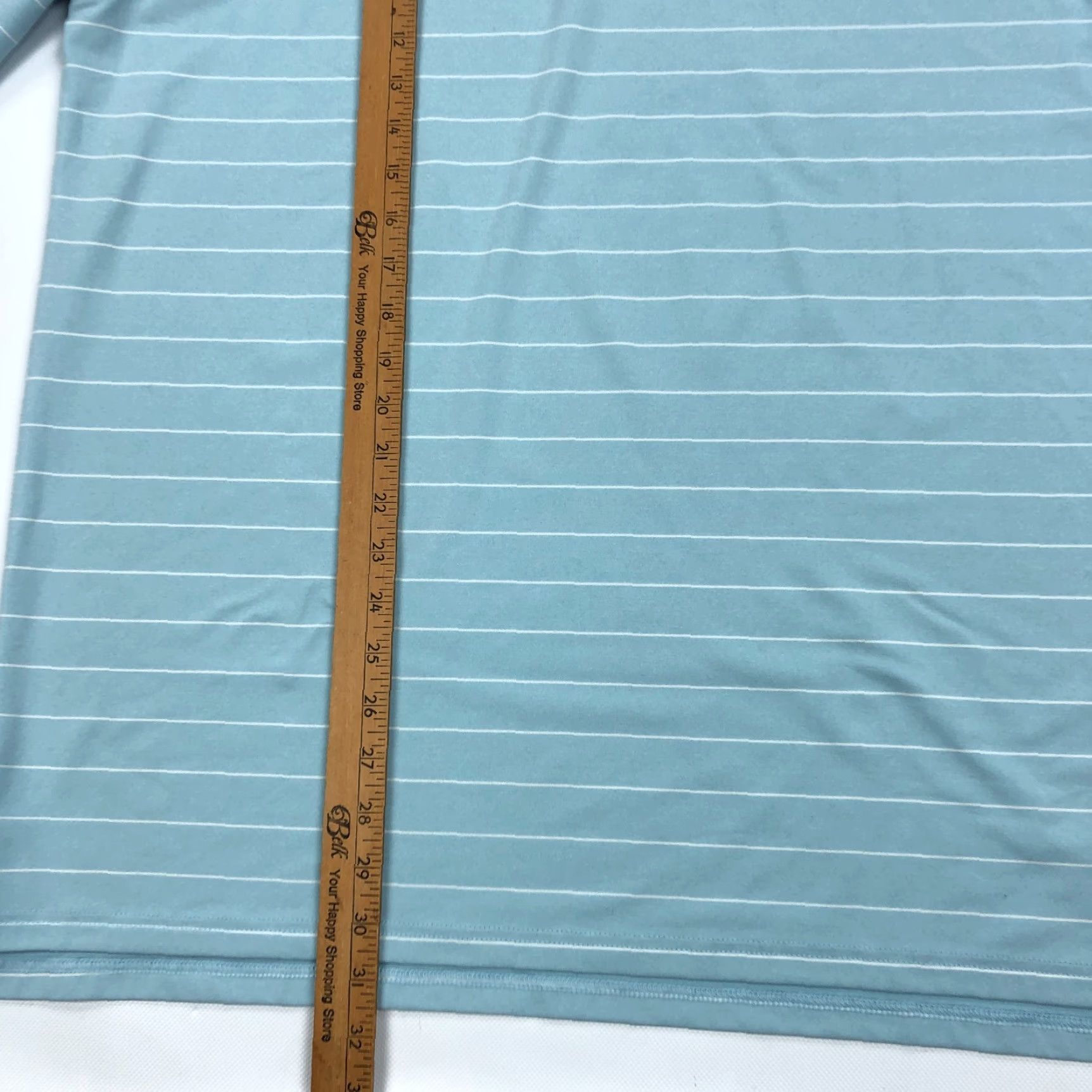 Southern Tide Southern Tide Polo Shirt Mens XL Performance Long Sleeve Blue Stripe Polo Shirt Men XL Blue Stripe Size US XL / EU 56 / 4 - 4 Thumbnail