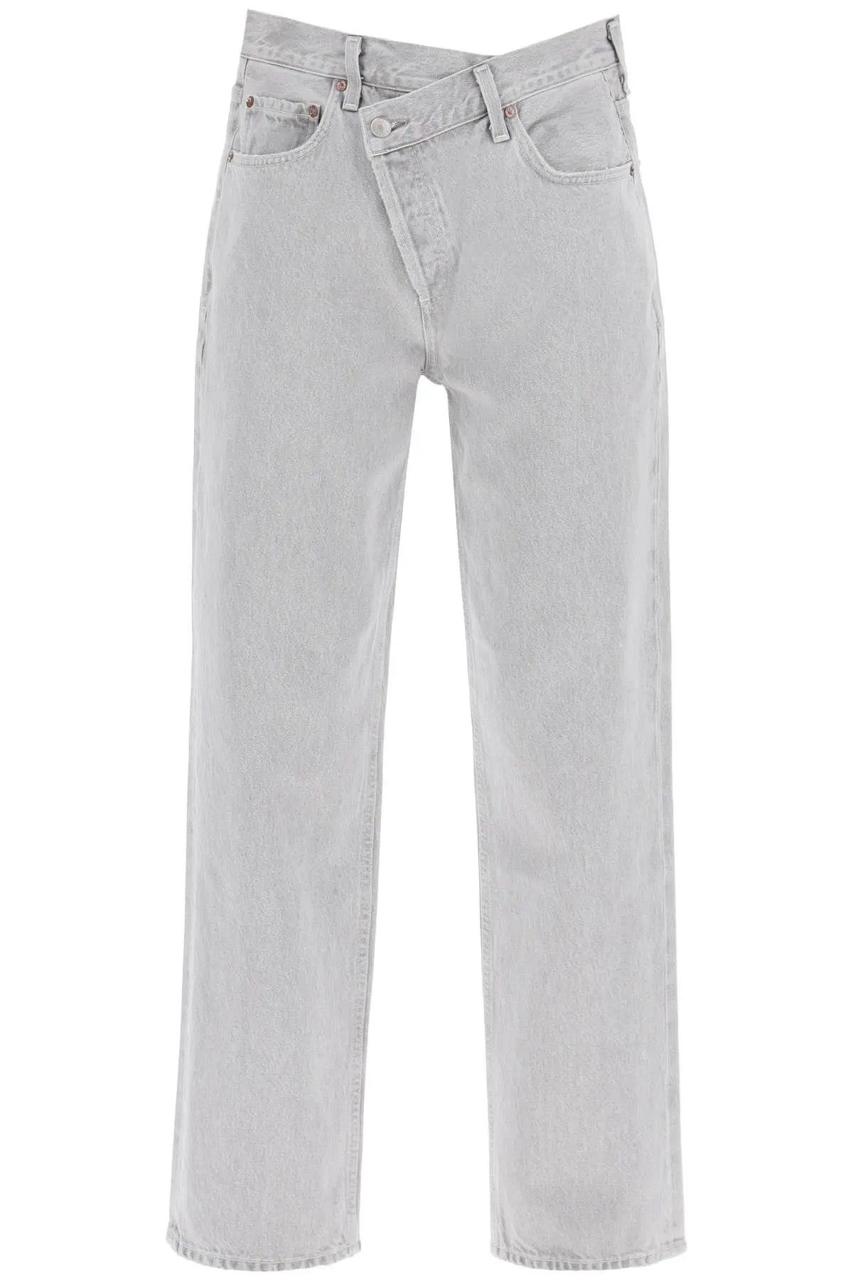 image of Agolde O1S22I1N0324 Ca Straight Jeans In Grey, Women's