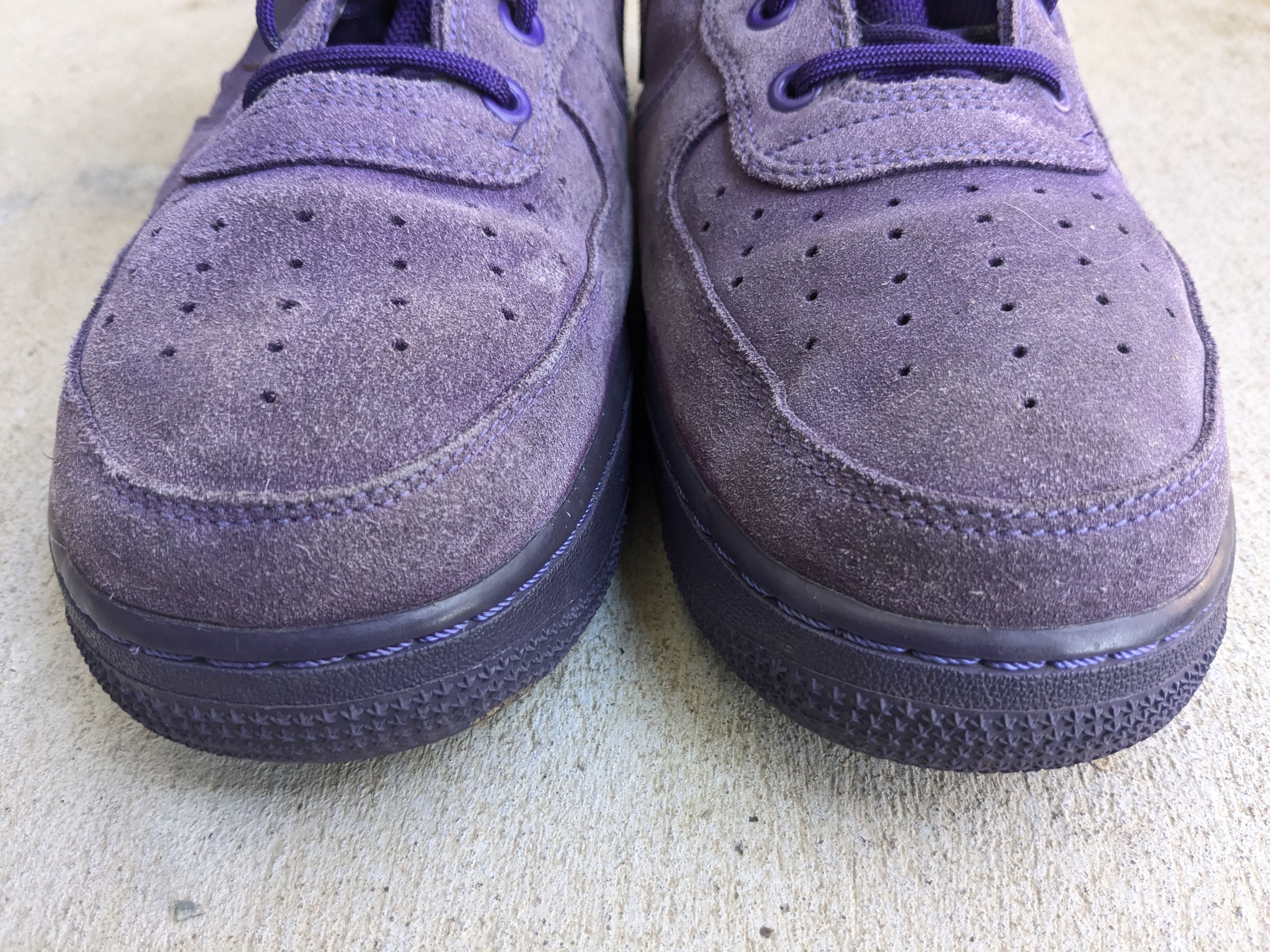 Nike Nike Air SF Air Force 1 High Court Purple 864024-500 Suede Size US 11 / EU 44 - 4 Thumbnail