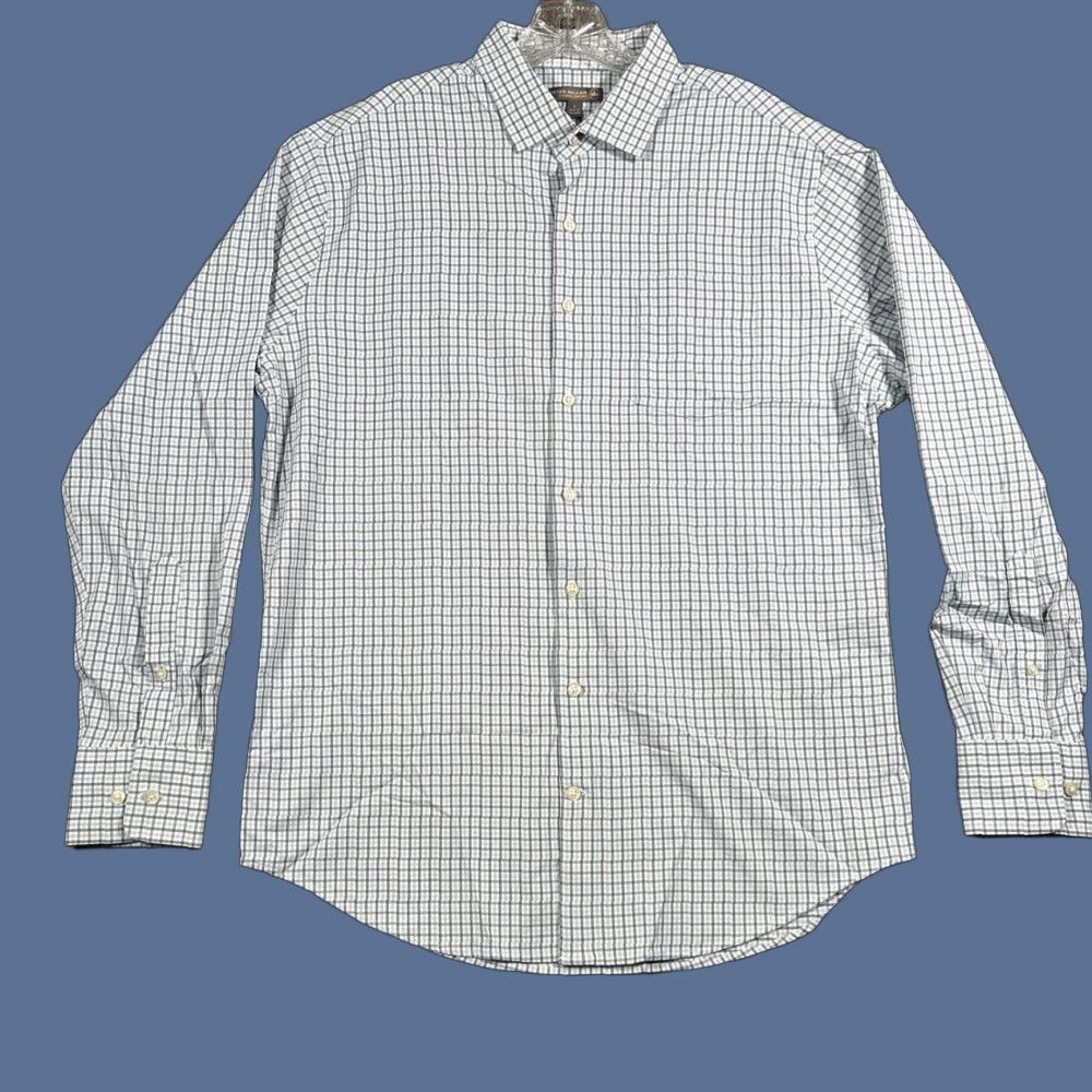 Peter Millar Peter Millar Summer Comfort Shirt Mens L Blue Checkered Button Up Preppy Size US L / EU 52-54 / 3 - 1 Thumbnail