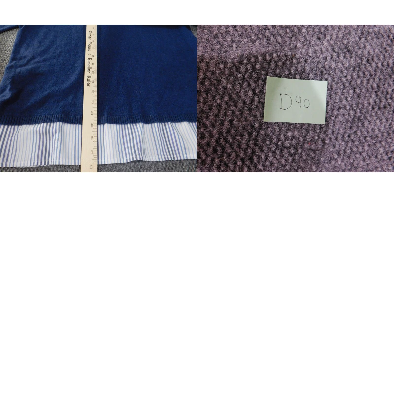 Vintage Alfred Dunner Sweater Medium Blue Pullover Raglan Sleeve Collared Knit Stretch Women M Size M / US 6-8 / IT 42-44 - 8 Thumbnail