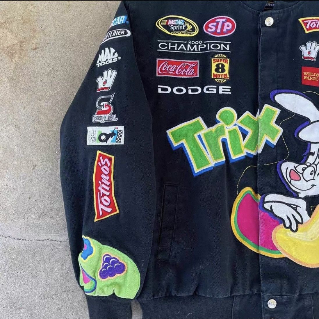 NASCAR Vintage Chase Drivers Line NASCAR “Trix” Racing Jacket Size US XL / EU 56 / 4 - 4 Thumbnail