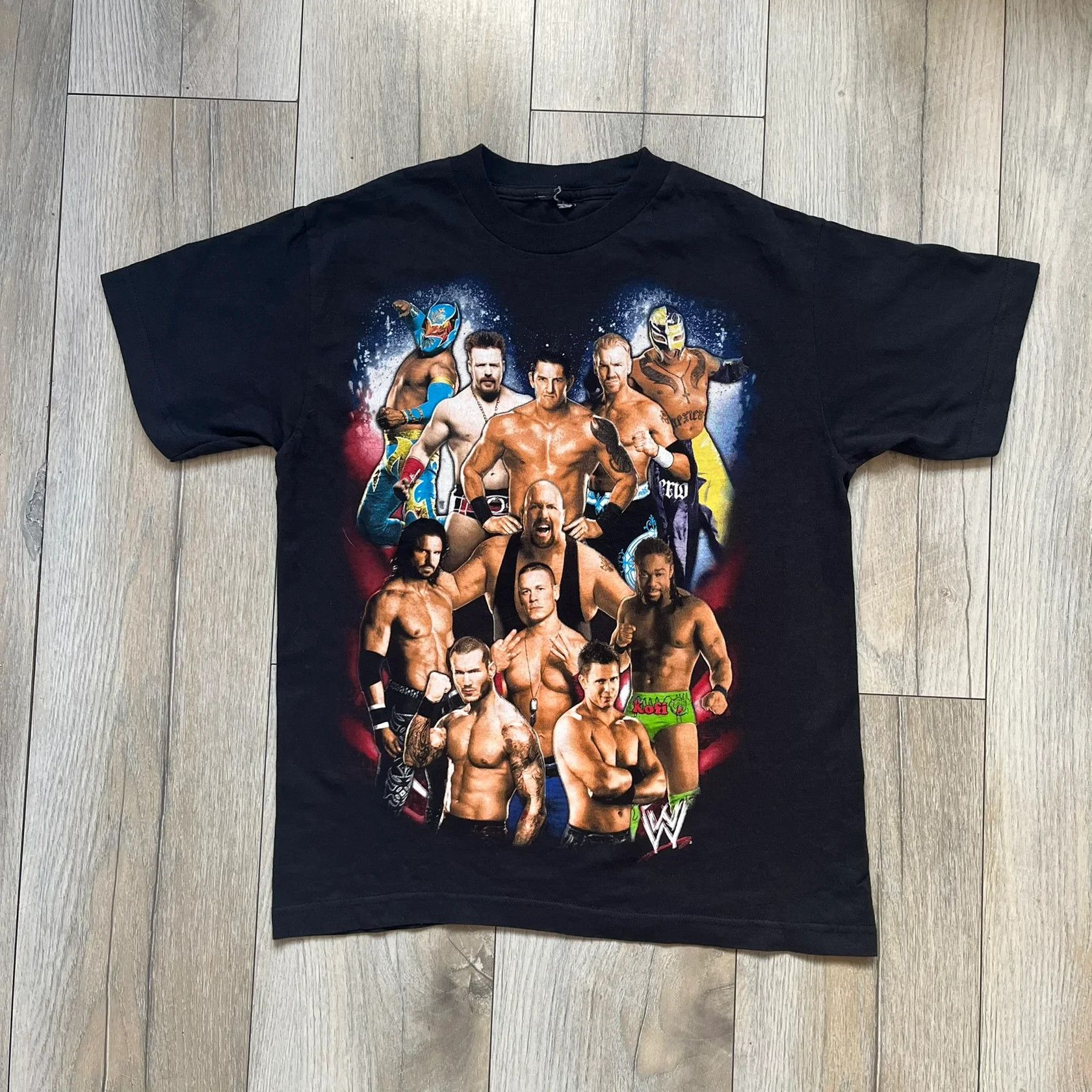 WWE WWE 2011 All Over Print Promo Tee Size US S / EU 44-46 / 1 - 1 Thumbnail