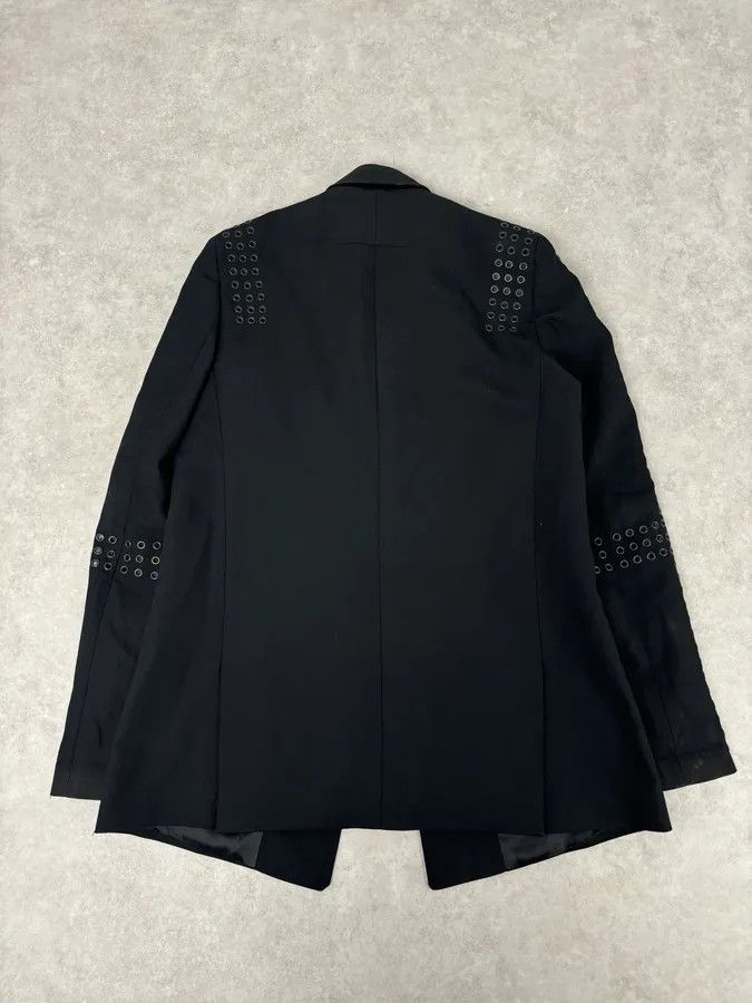 Givenchy SS2011 Givenchy Black Wool Eyelet Studded Blazer by Riccardo Tisci Size M / US 6-8 / IT 42-44 - 5 Thumbnail