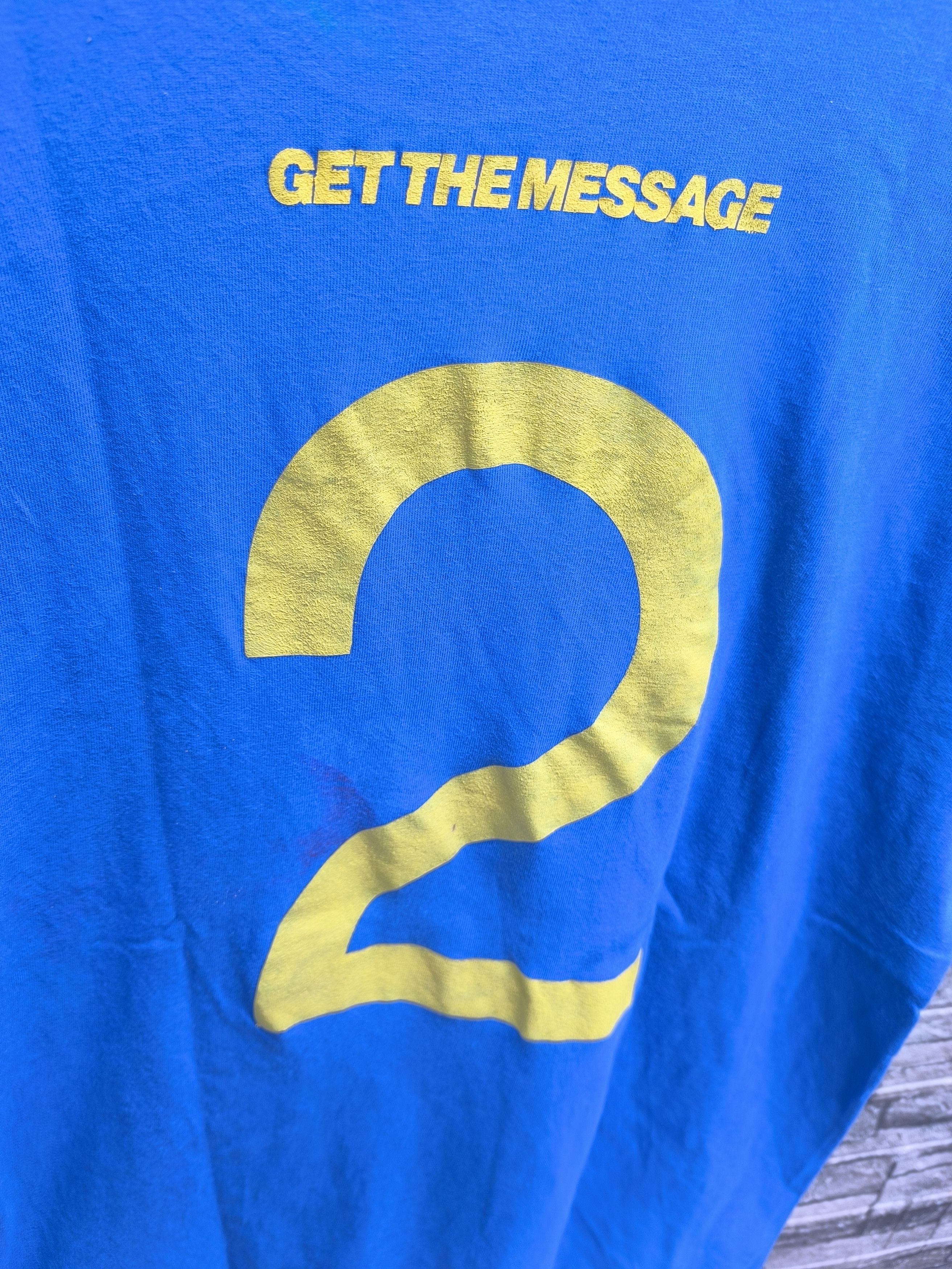 Band Tees Electronic 2 Get The Massage Size US L / EU 52-54 / 3 - 5 Thumbnail