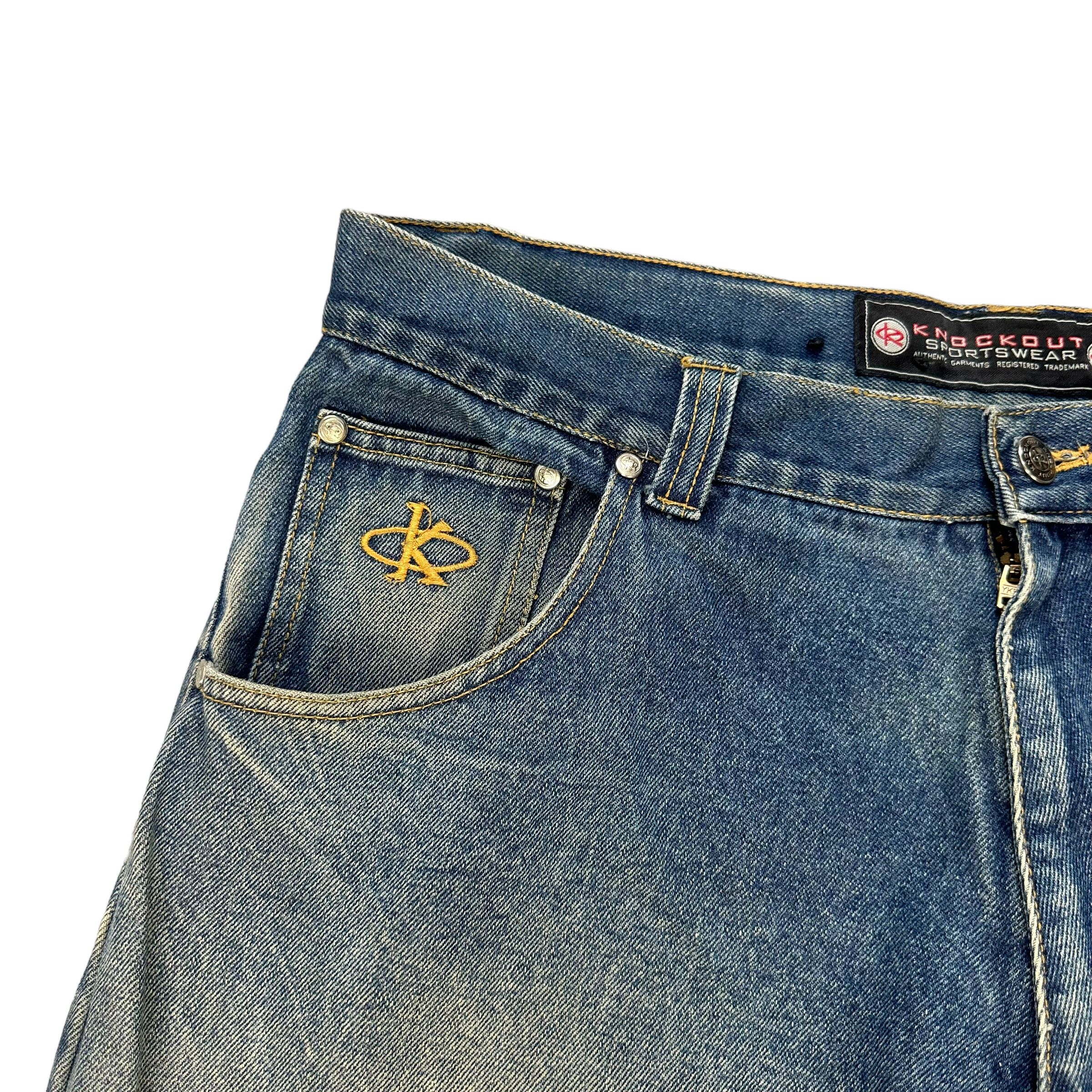 Japanese Brand KNOCKOUT SPORTSWEAR DENIM PANT #8102-203 Size US 35 - 6 Thumbnail