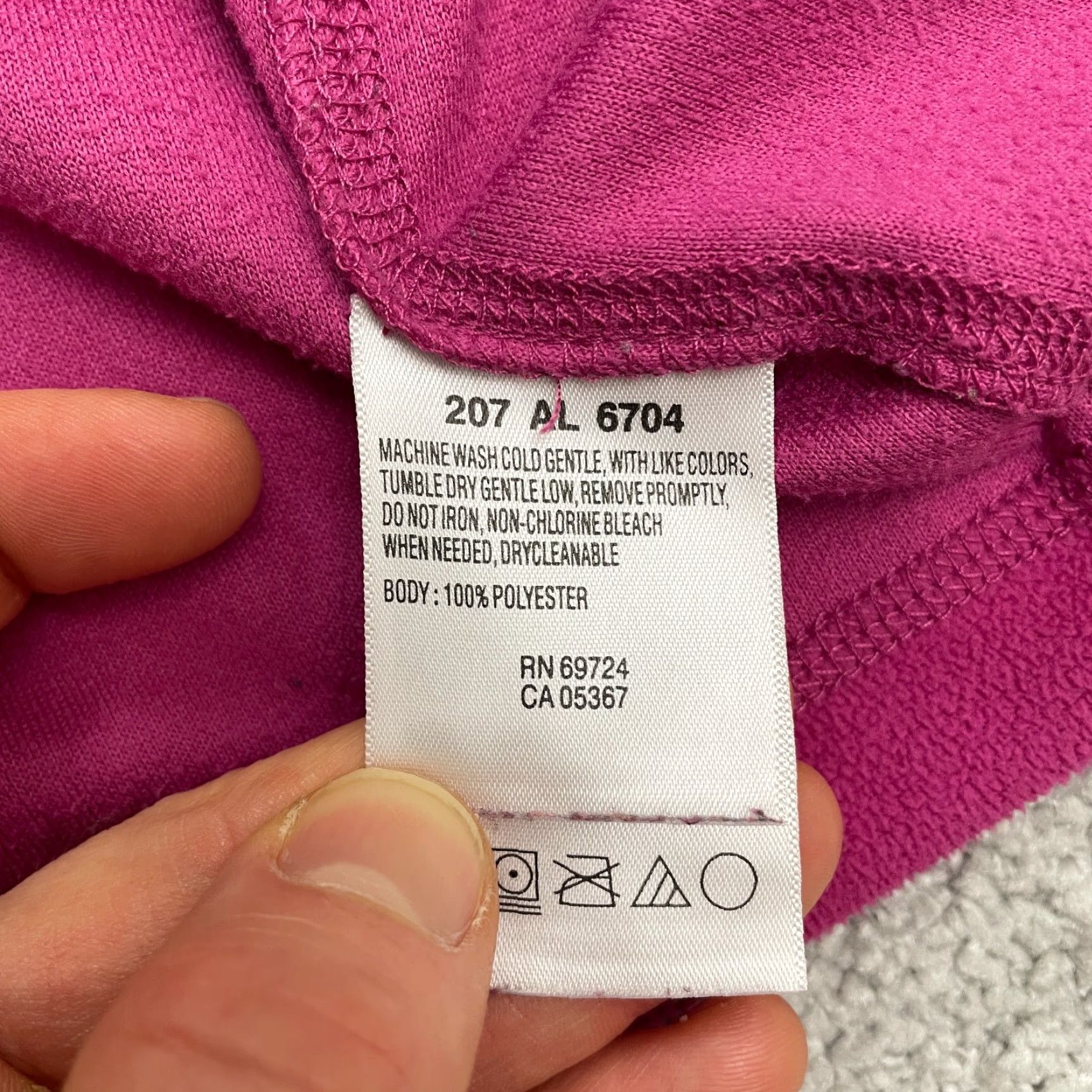Pinko Columbia Jacket Womens XL Pink 1/4 Zip Fleece Lightweight Outdoor Hiking Shirt casual athletic Size XL / US 12-14 / IT 48-50 - 7 Thumbnail