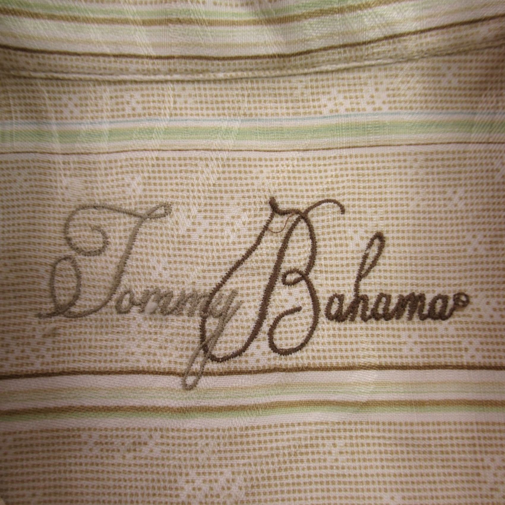 Tommy Bahama Tommy Bahama Shirt Mens XL Short Sleeve Button Front Stripes Casual Size US XL / EU 56 / 4 - 4 Thumbnail