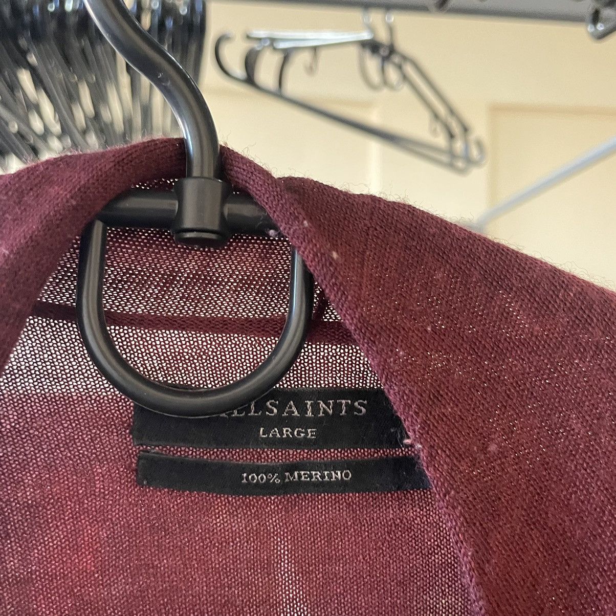 Allsaints × If Six Was Nine JAPAN Cardigan merino wool sweater Allsaints Avant garde Size L / US 10 / IT 46 - 6 Thumbnail