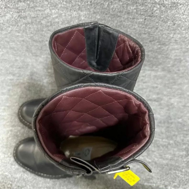 Chanel Chanel Black Leather Mountain Boots Size 39 -2505 Size US 6 / EU 39 - 5 Thumbnail