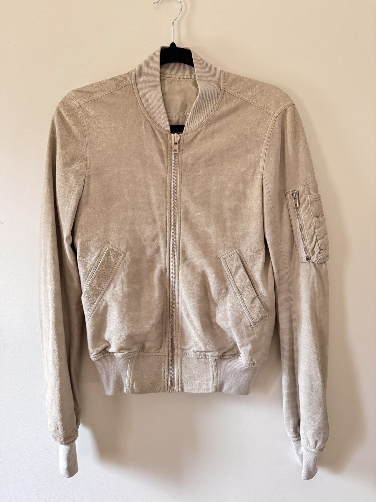 Rick Owens Rick Owens SS14 VICIOUS Blistered Lamb Leather Bomber Jacket Size S / US 4 / IT 40 - 1 Thumbnail
