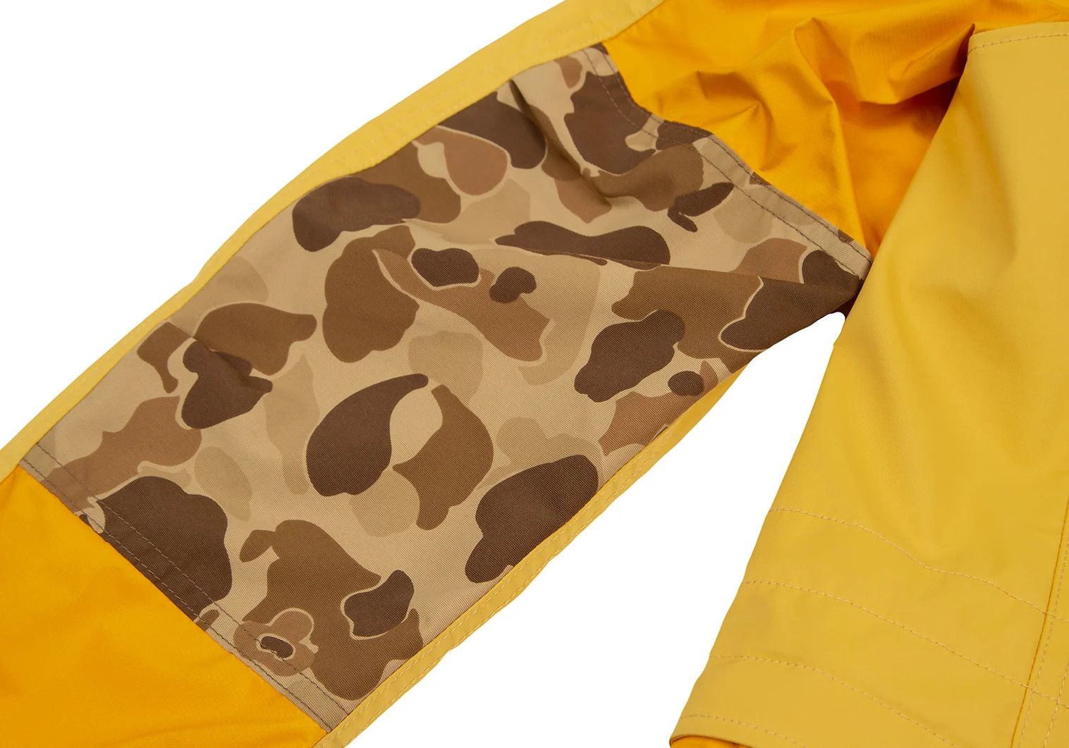 Junya Watanabe Camo Panel Nylon Taffeta Mountain Jacket Yellow L Size US L / EU 52-54 / 3 - 15 Thumbnail