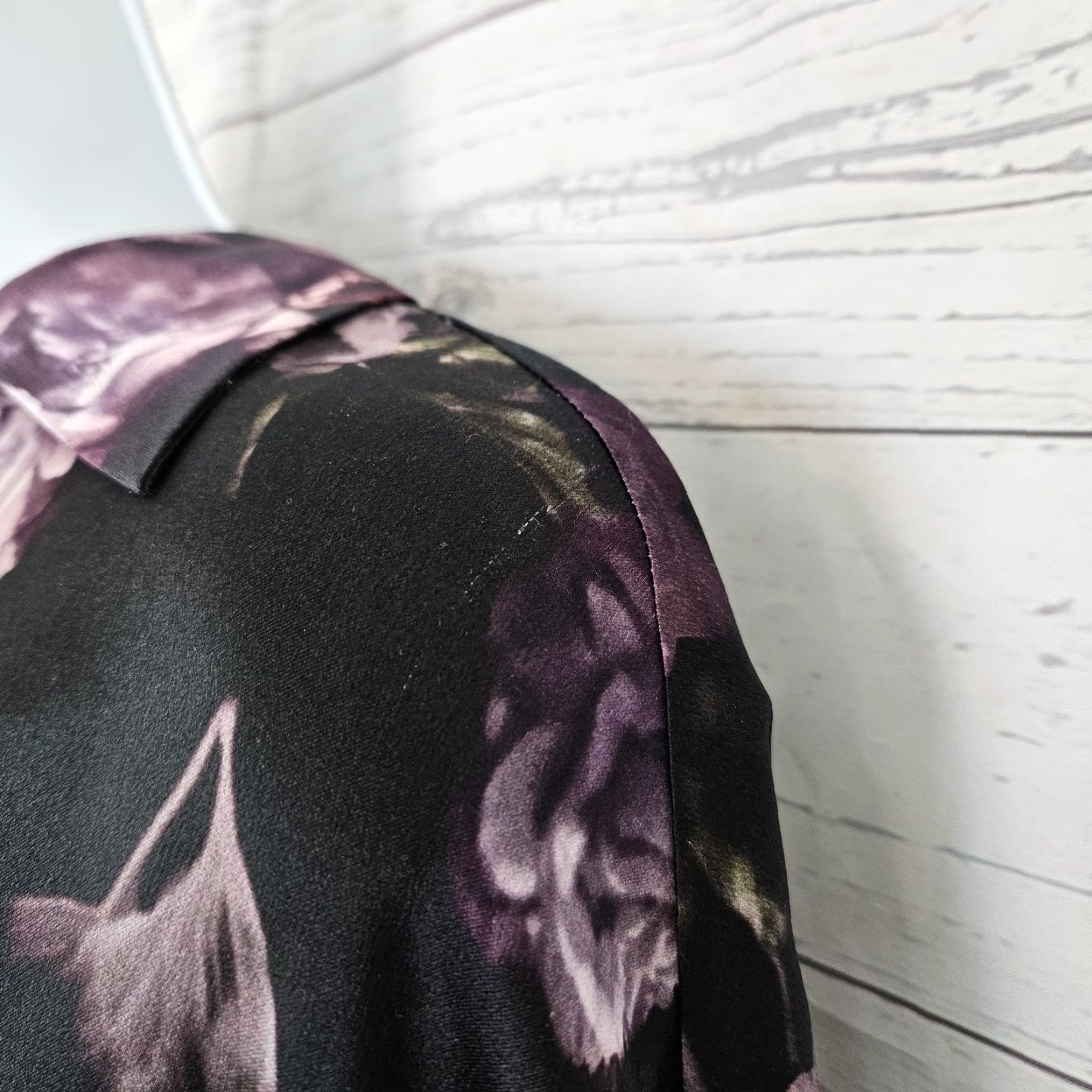 Vince Vince Womens Blouse Night Garden Silk Popover Top Sz S Purple Size S / US 4 / IT 40 - 3 Thumbnail