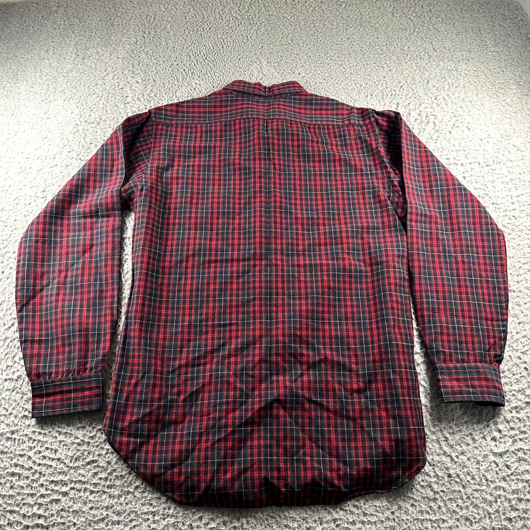 Pendleton VINTAGE Pendleton Shirt Mens M Red Green Navy Plaid Wool Button Down USA Size US M / EU 48-50 / 2 - 4 Thumbnail