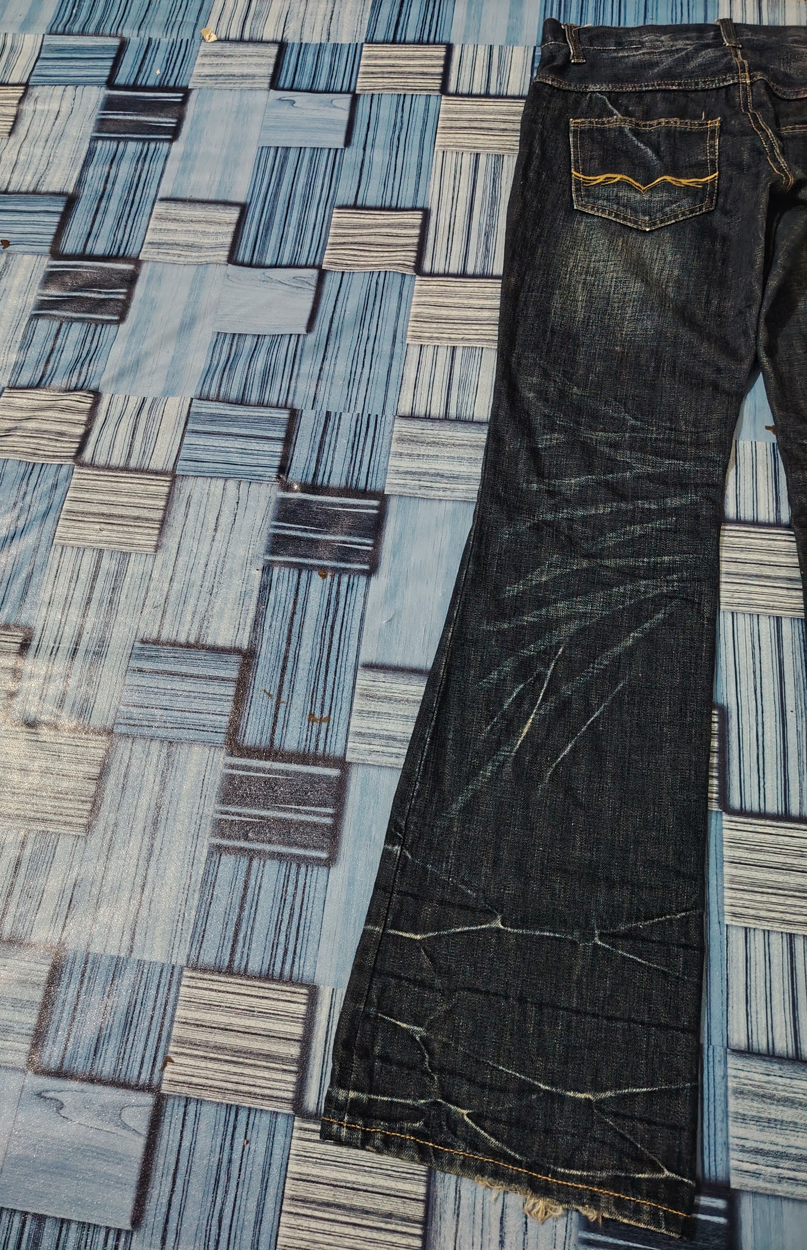 GOSTAR DE FUGA Denim Rusty Bootcut Fuga Japan Flared Jeans I6W9 Style Size US 29 - 14 Thumbnail