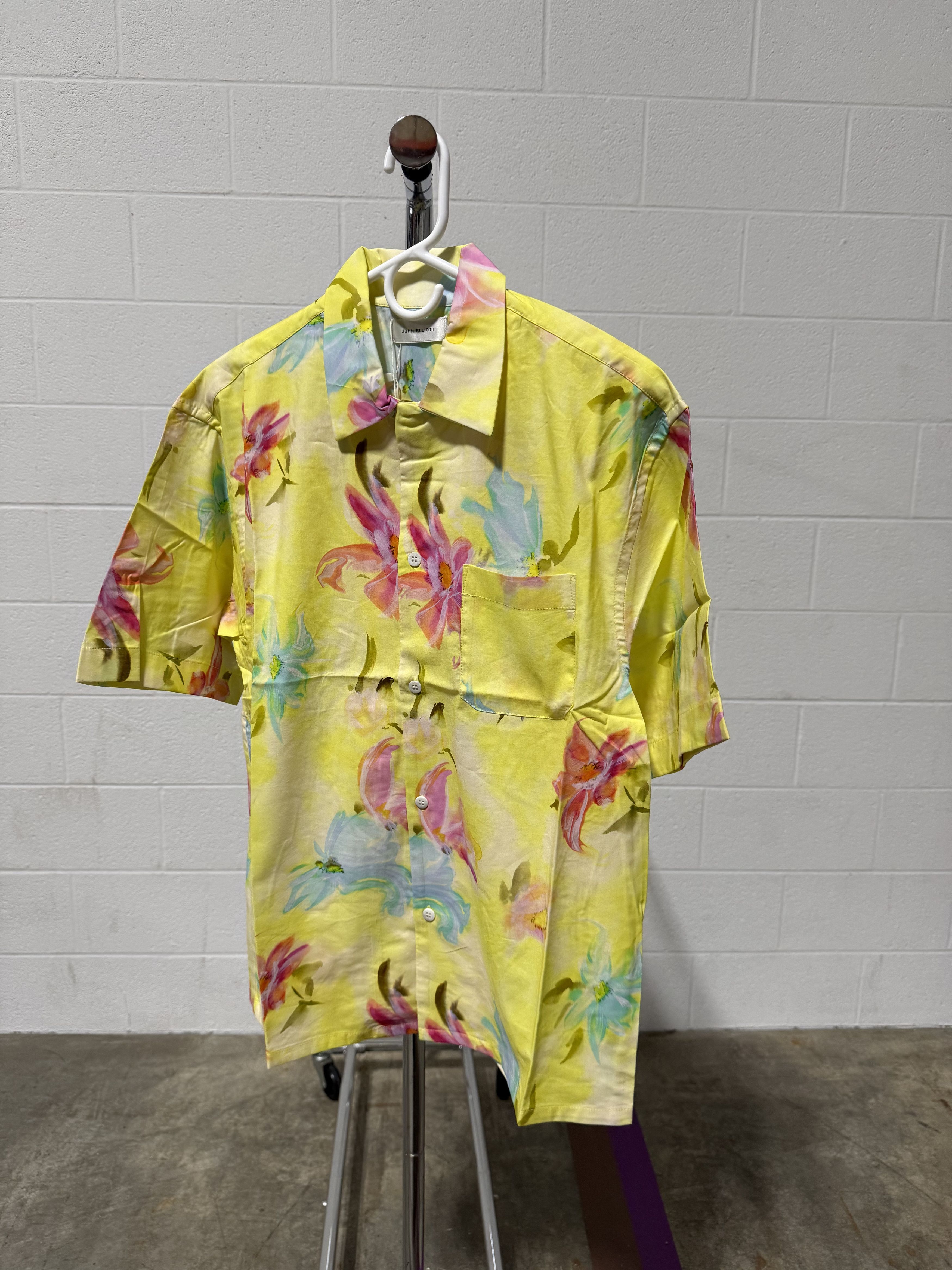 John Elliott John Elliott Camp Shirt 'Twisted Sun' Size US S / EU 44-46 / 1 - 1 Thumbnail