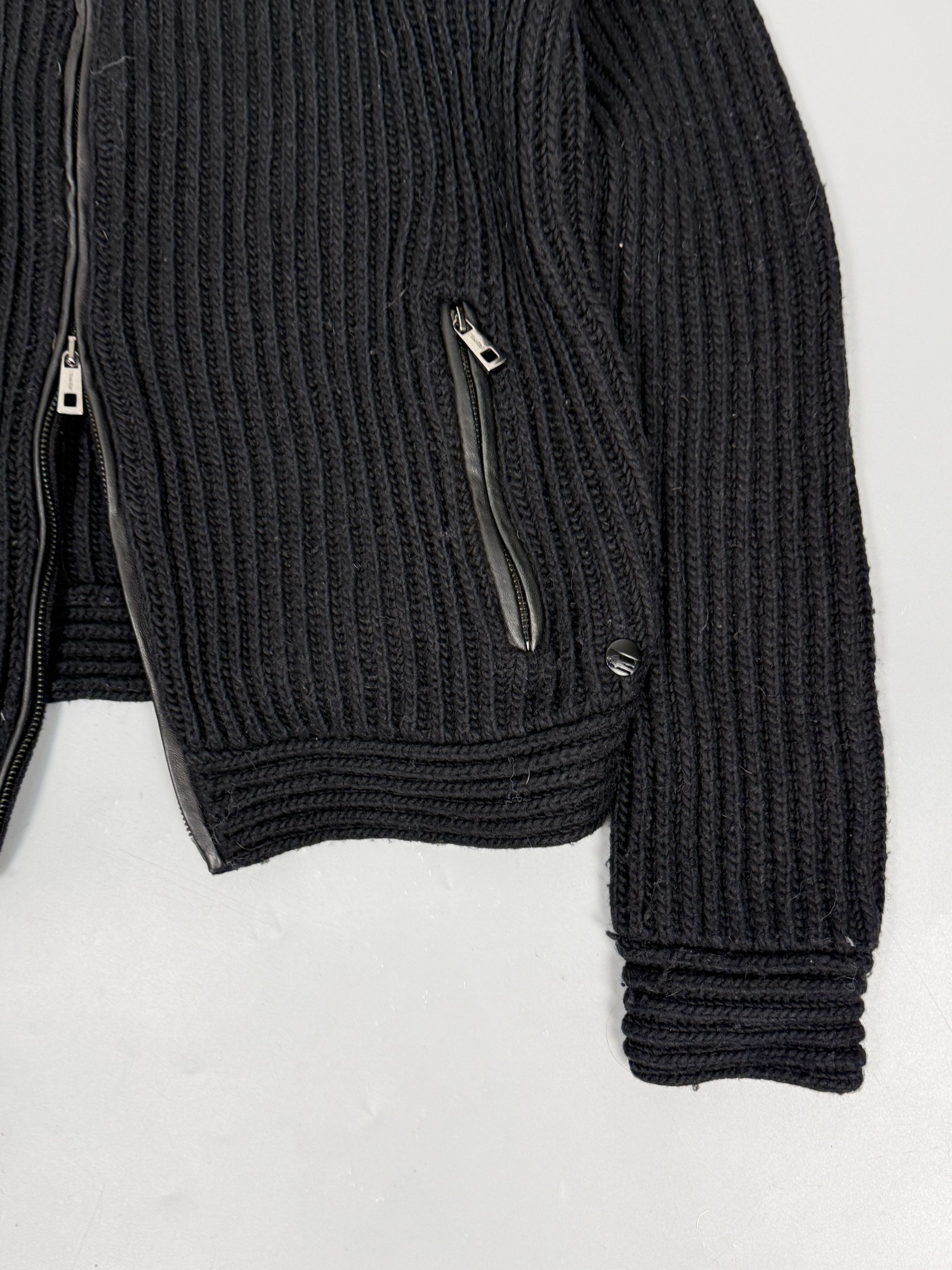 Karl Lagerfeld Karl Lagerfeld heavy ribbed double zip knit Size US L / EU 52-54 / 3 - 3 Thumbnail