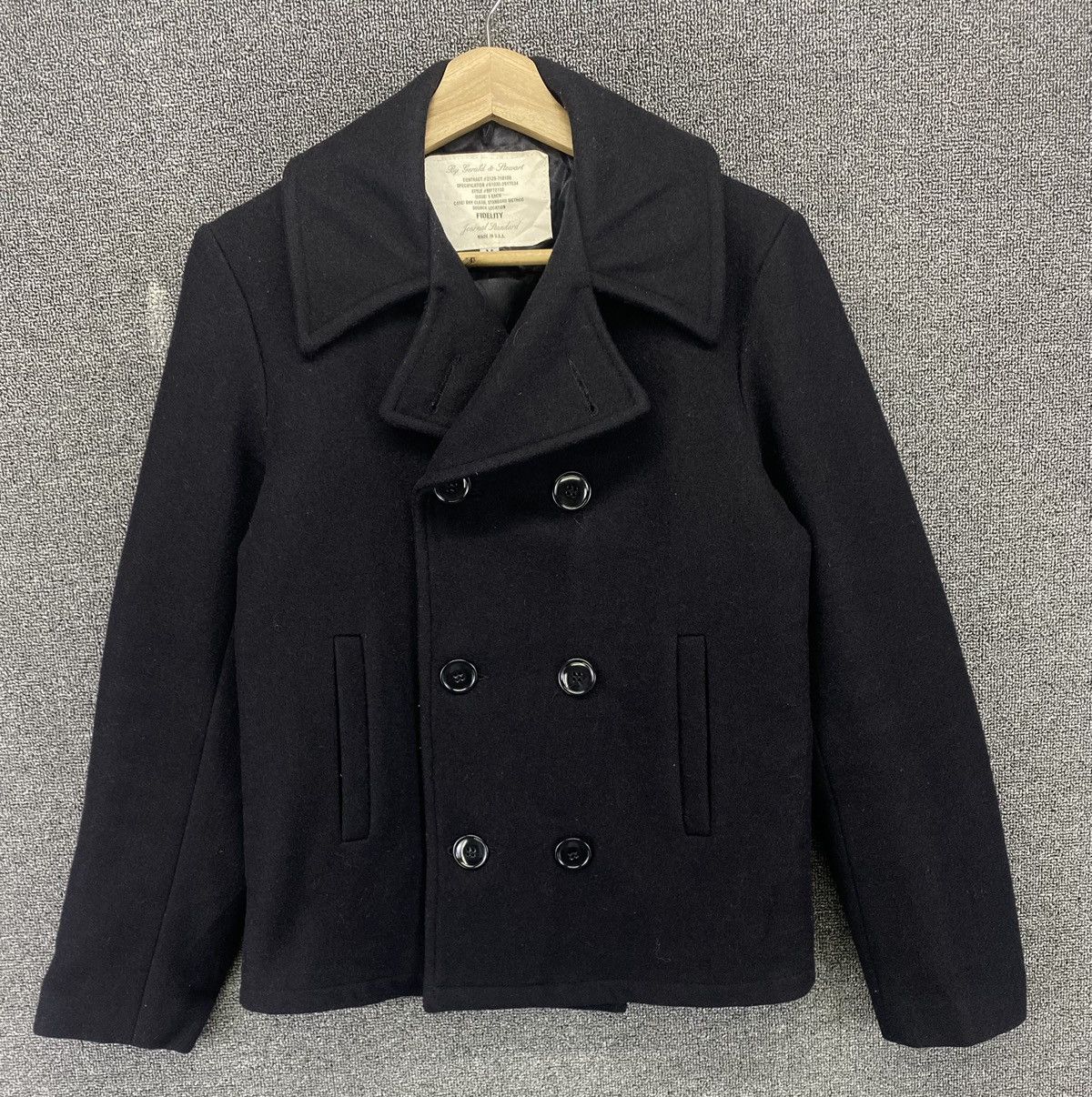 Fidelity Vintage Fidelity JournalStandard Double Breasted Wool Jacket Size M / US 6-8 / IT 42-44 - 1 Thumbnail