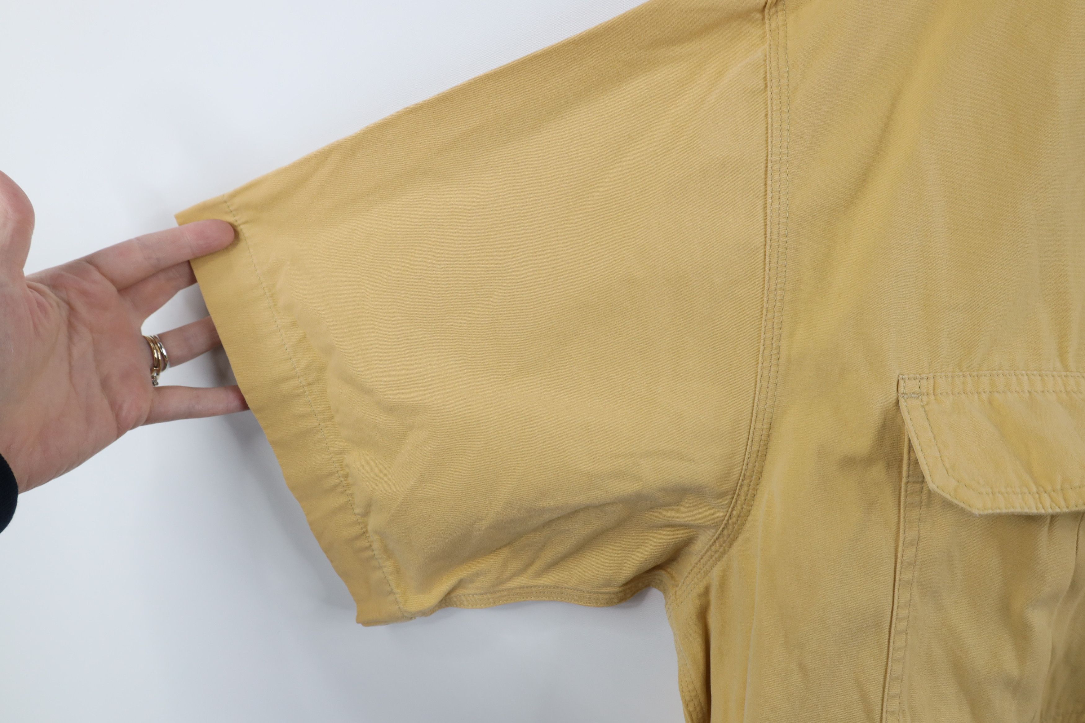 Carhartt × Vintage Vintage Carhartt Heavyweight Short Sleeve Collared Shirt Size US XL / EU 56 / 4 - 8 Thumbnail