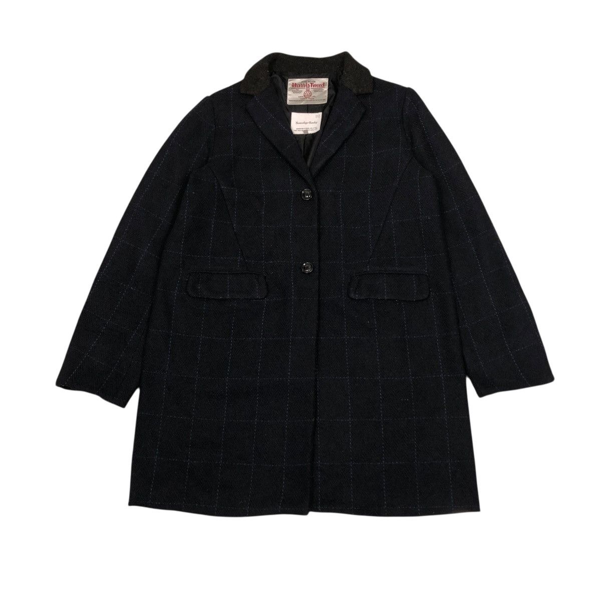Harris Tweed 🔥VINTAGE WOOL JACKET HARRIS TWEED TARTAN DESIGN Size US L / EU 52-54 / 3 - 1 Thumbnail