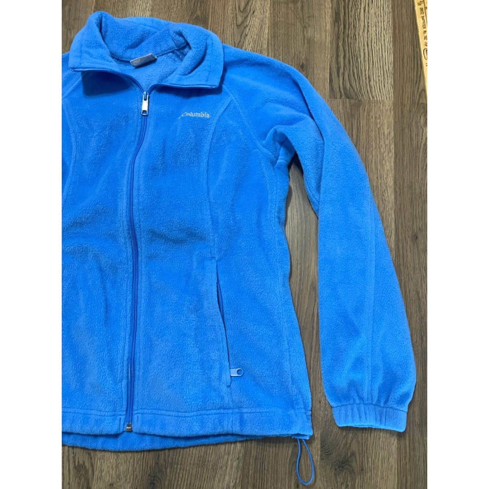 Vintage Columbia Sweater Women’s Size S Blue Full Zip Fleece Pockets Size S / US 4 / IT 40 - 4 Thumbnail