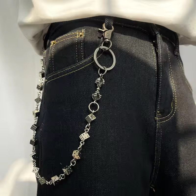 Jewelry Dice Wallet Chain, Pants Chain Size ONE SIZE - 2 Thumbnail