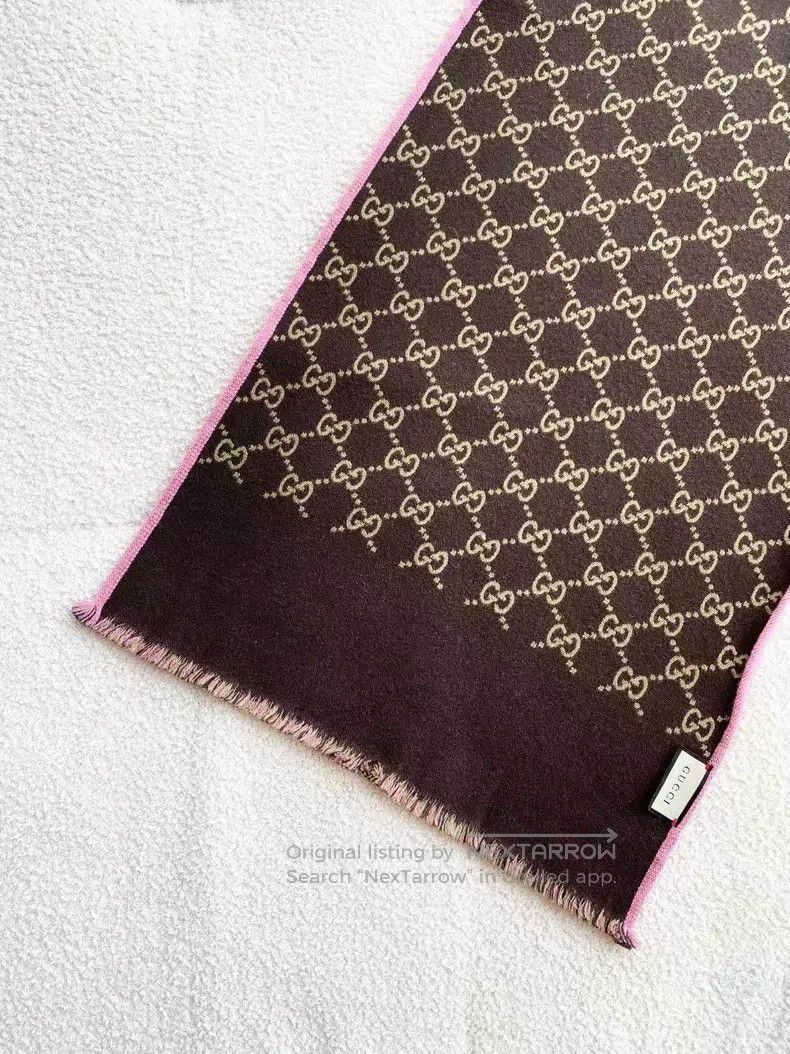 Gucci Gucci Old flower colour-matched scarf Size ONE SIZE - 3 Thumbnail