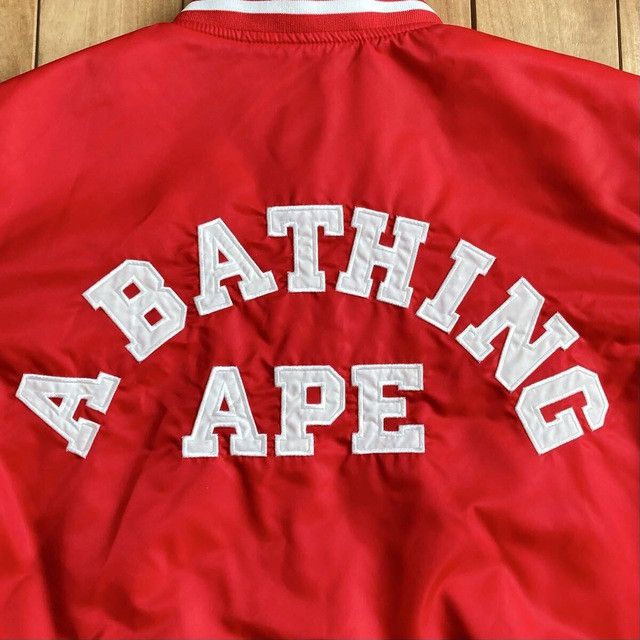 Bape BAPE STA logo varsity jacket a bathing ape star NIGO Size US M / EU 48-50 / 2 - 5 Thumbnail