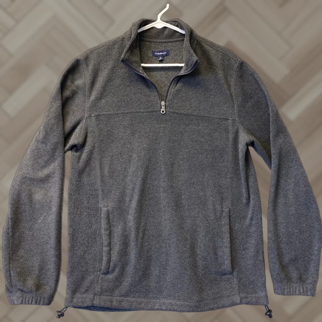 Croft & Barrow Croft Barrow Sweater Mens S Gray Samson Peak Fleece Quarter Zip Pullover /101-40 Size US S / EU 44-46 / 1 - 1 Thumbnail