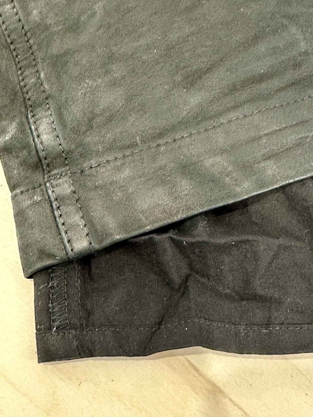 Rick Owens Rick Owens Wax LEATHER Pant 48IT/38US Size US 38 / EU 54 - 10 Thumbnail