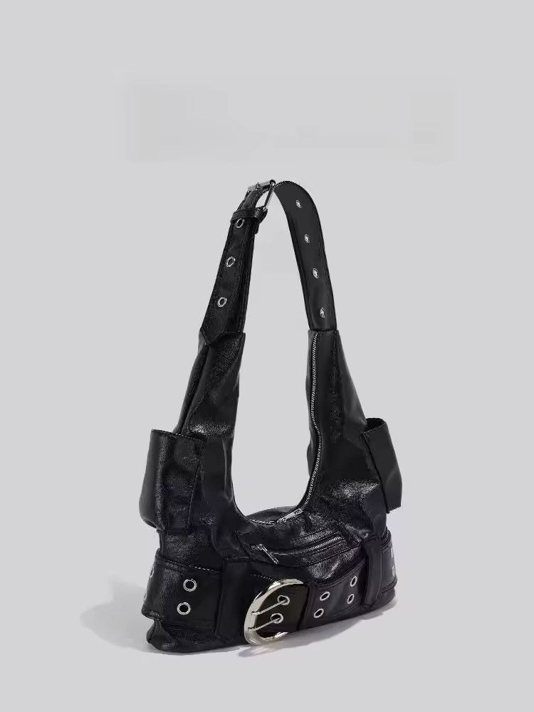 Other Streetwear Punk Black Shoulder Crossbody Bag Y2k Size ONE SIZE - 5 Thumbnail