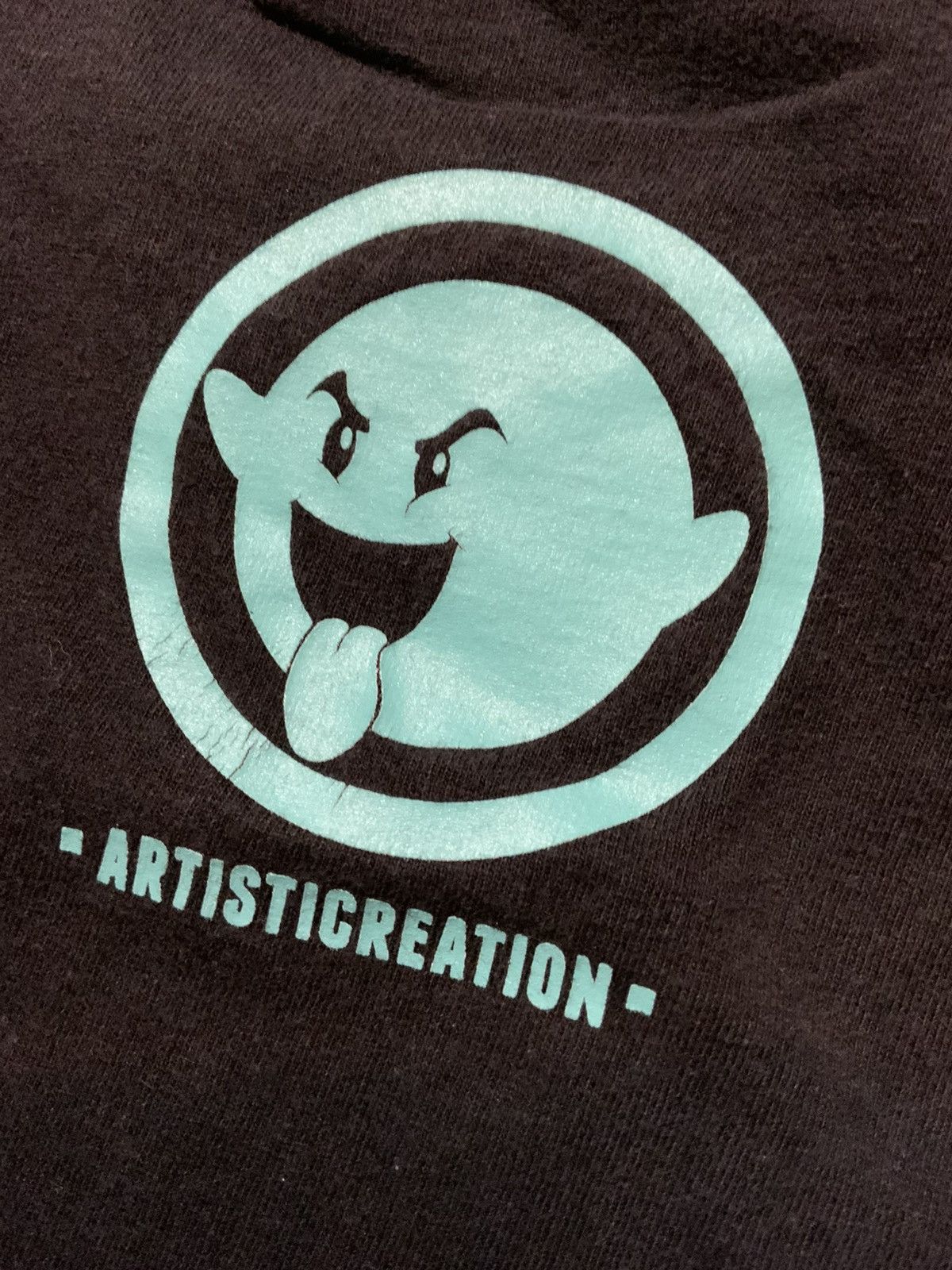 Other ArtistiCreation Ghost Ice Cream Skateboarding Graphic TShirt Size US L / EU 52-54 / 3 - 7 Thumbnail