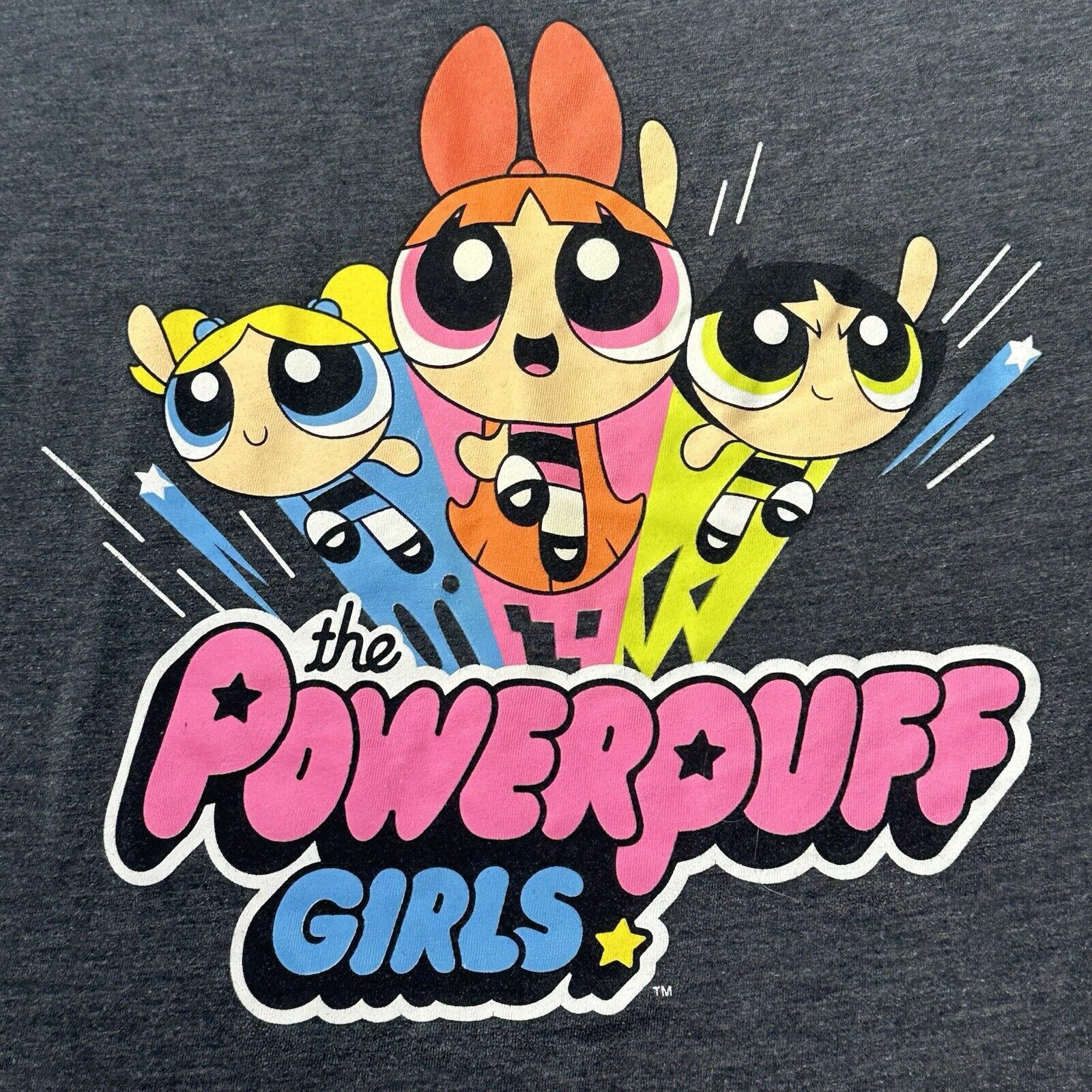 Cartoon Network Cartoon Network Powerpuff Girls XXL Gray Graphic T Shirt Size XXL / US 16-18 / IT 52-54 - 2 Thumbnail