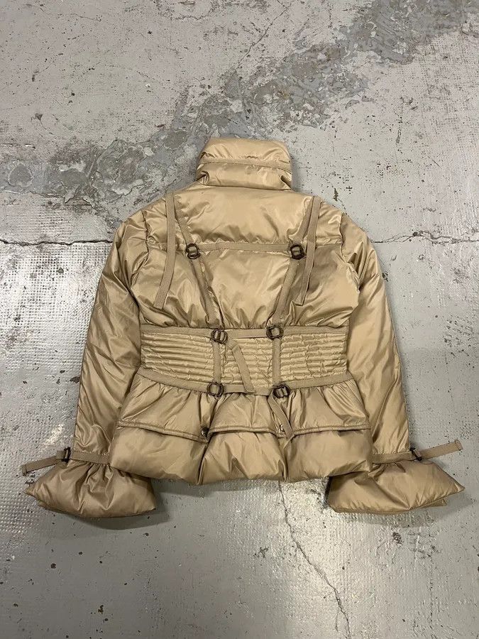 Just Cavalli 2000s Cavalli Harness Bondage Beige Puffer Jacket Size S / US 4 / IT 40 - 7 Thumbnail